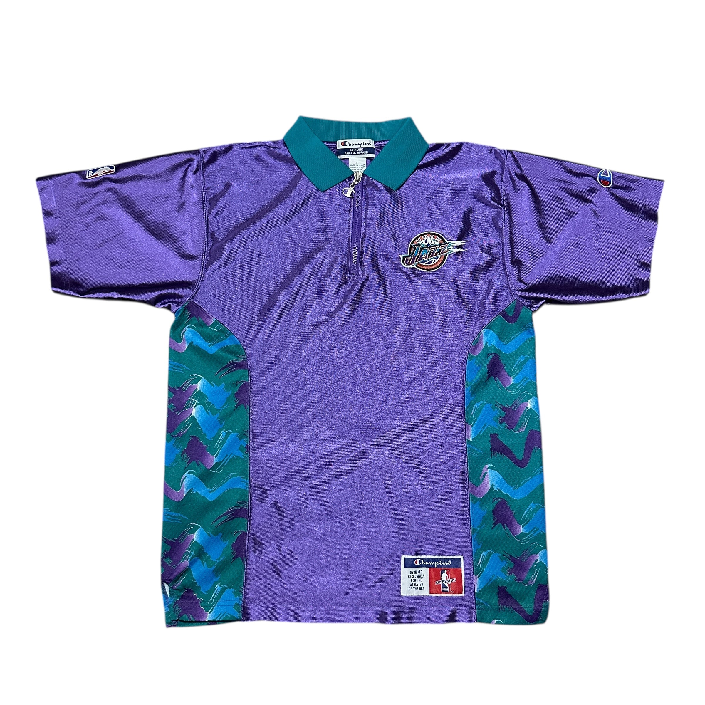 1990s Utah Jazz Champion Warm Up NBA