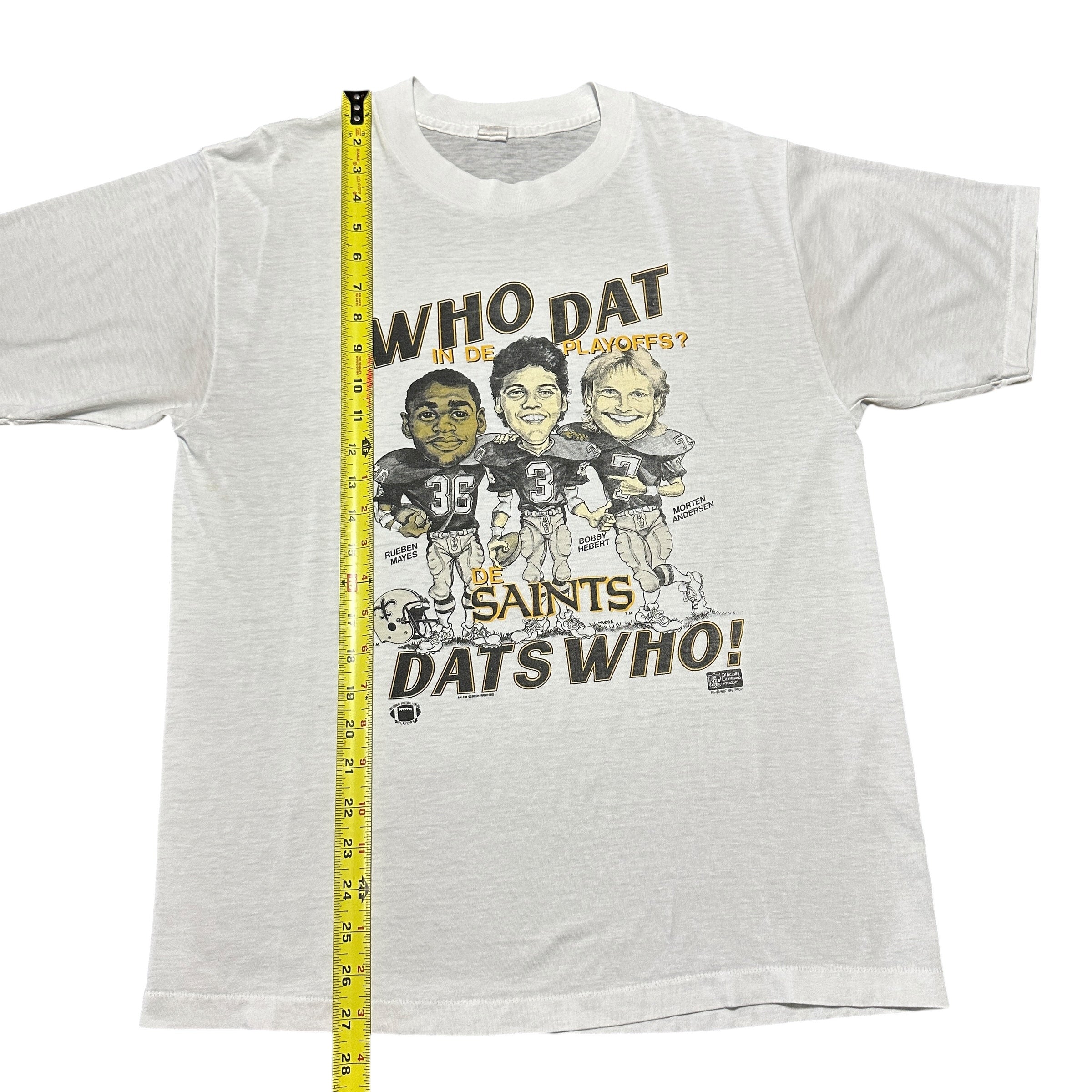 1987 New Orleans Saints NFL Who Dat