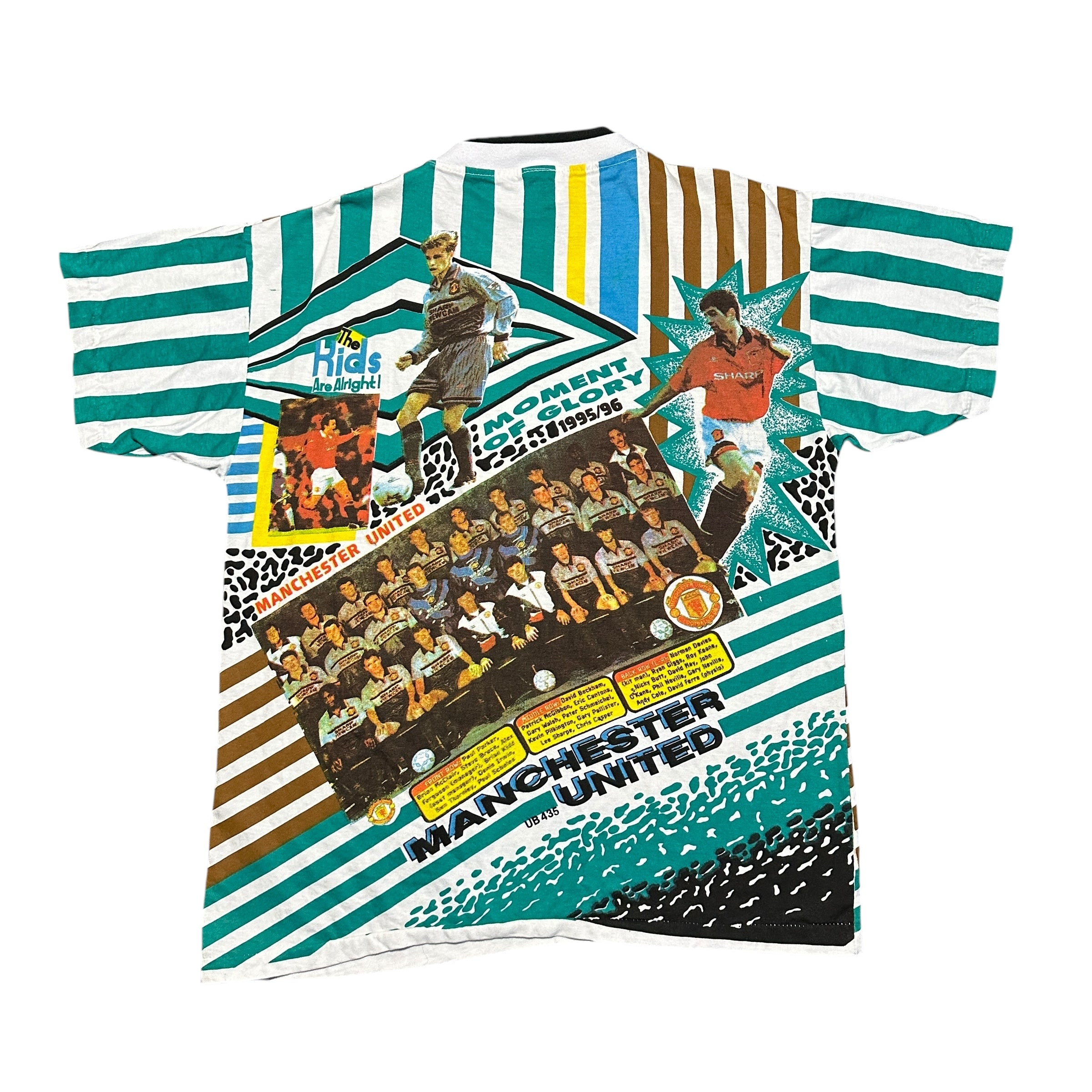 1996 Manchester United Team Picture Magazine Cover AOP