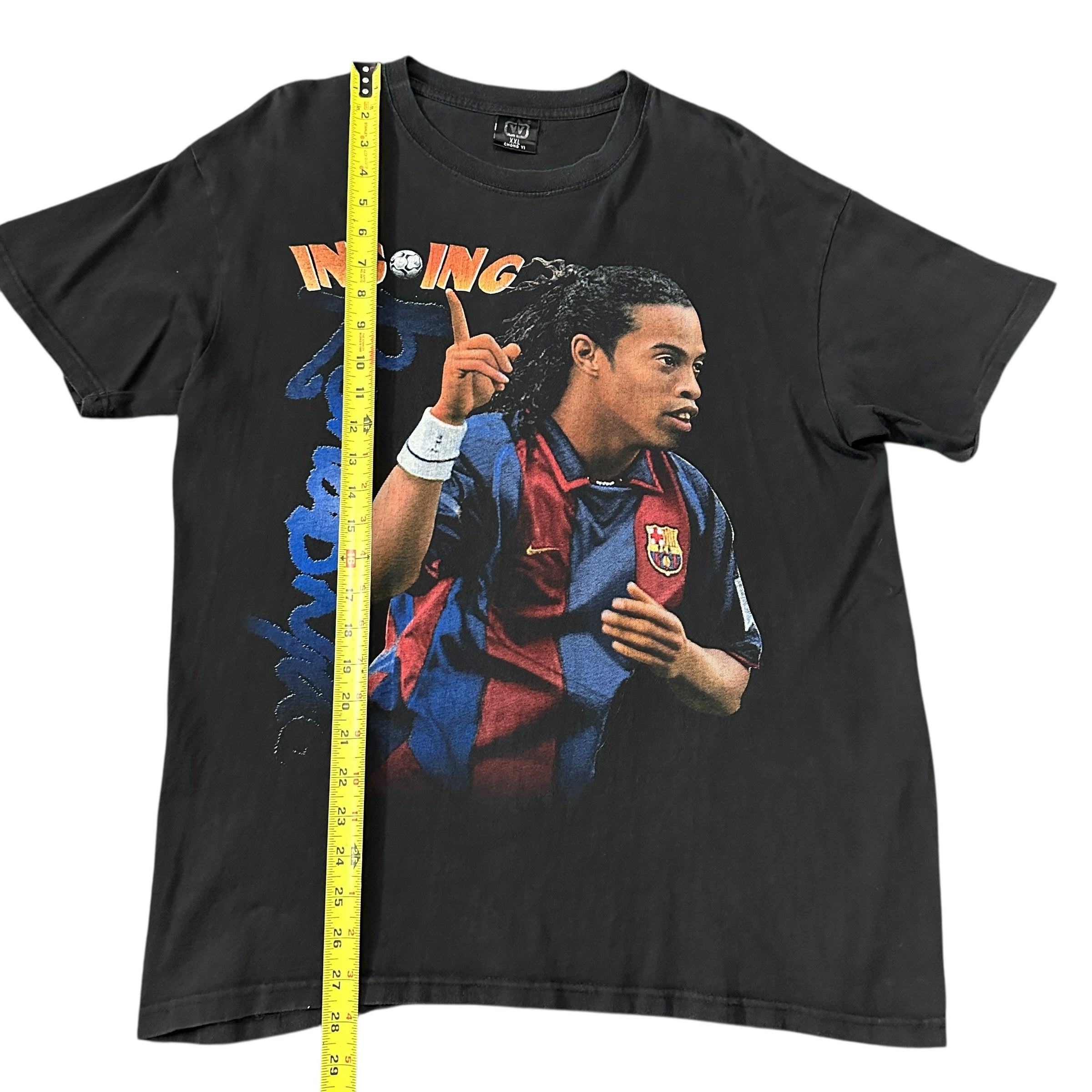 2000s FC Barcelona Ronaldinho Rap Tee