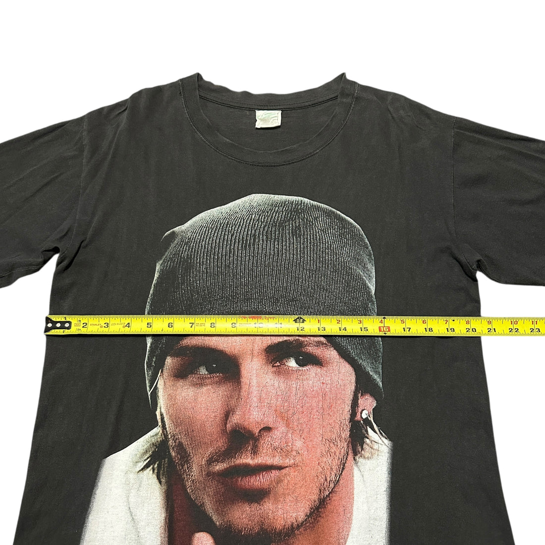 2000s David Beckham Beanie Rap Tee