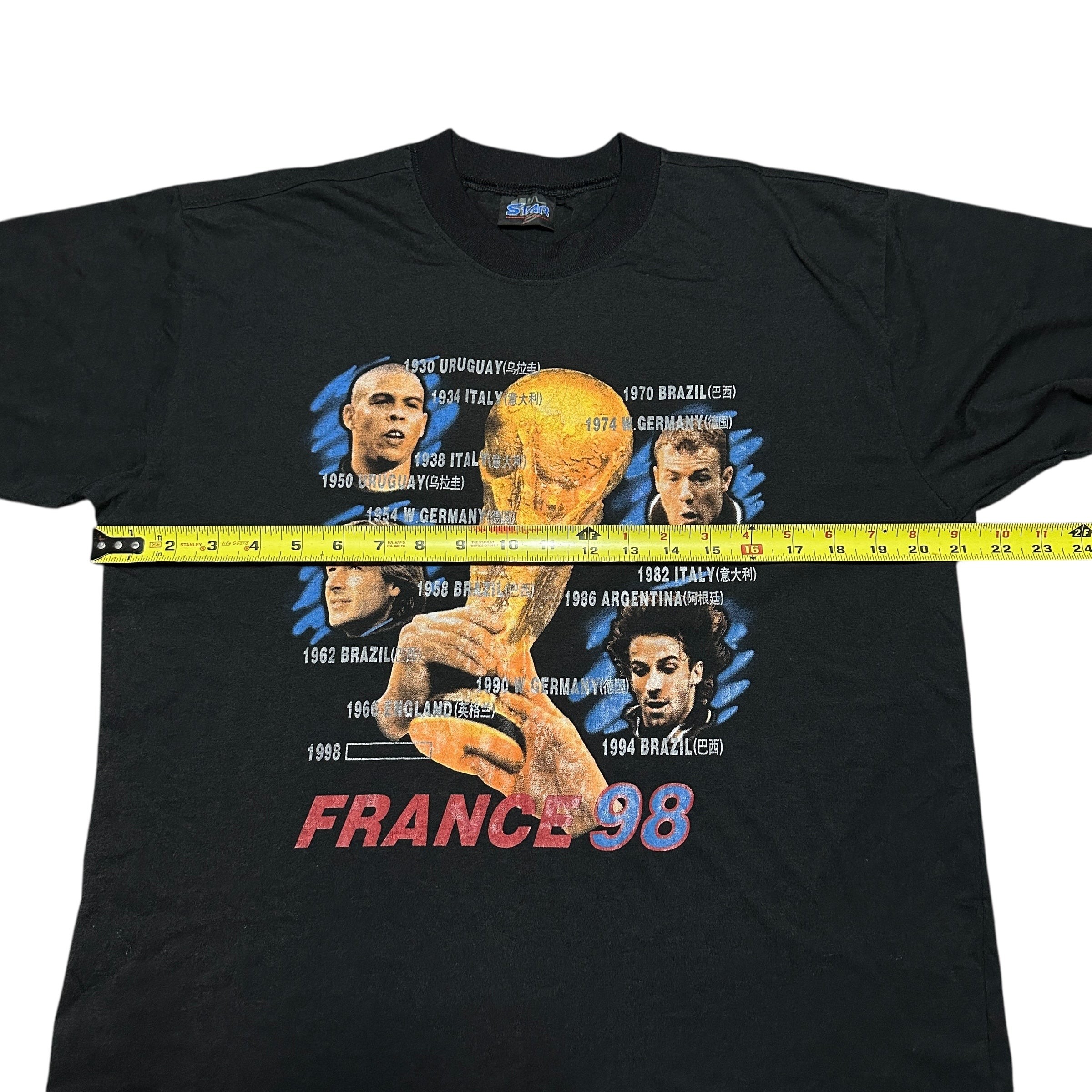 1998 World Cup France Ronaldo Del Piero Trophy