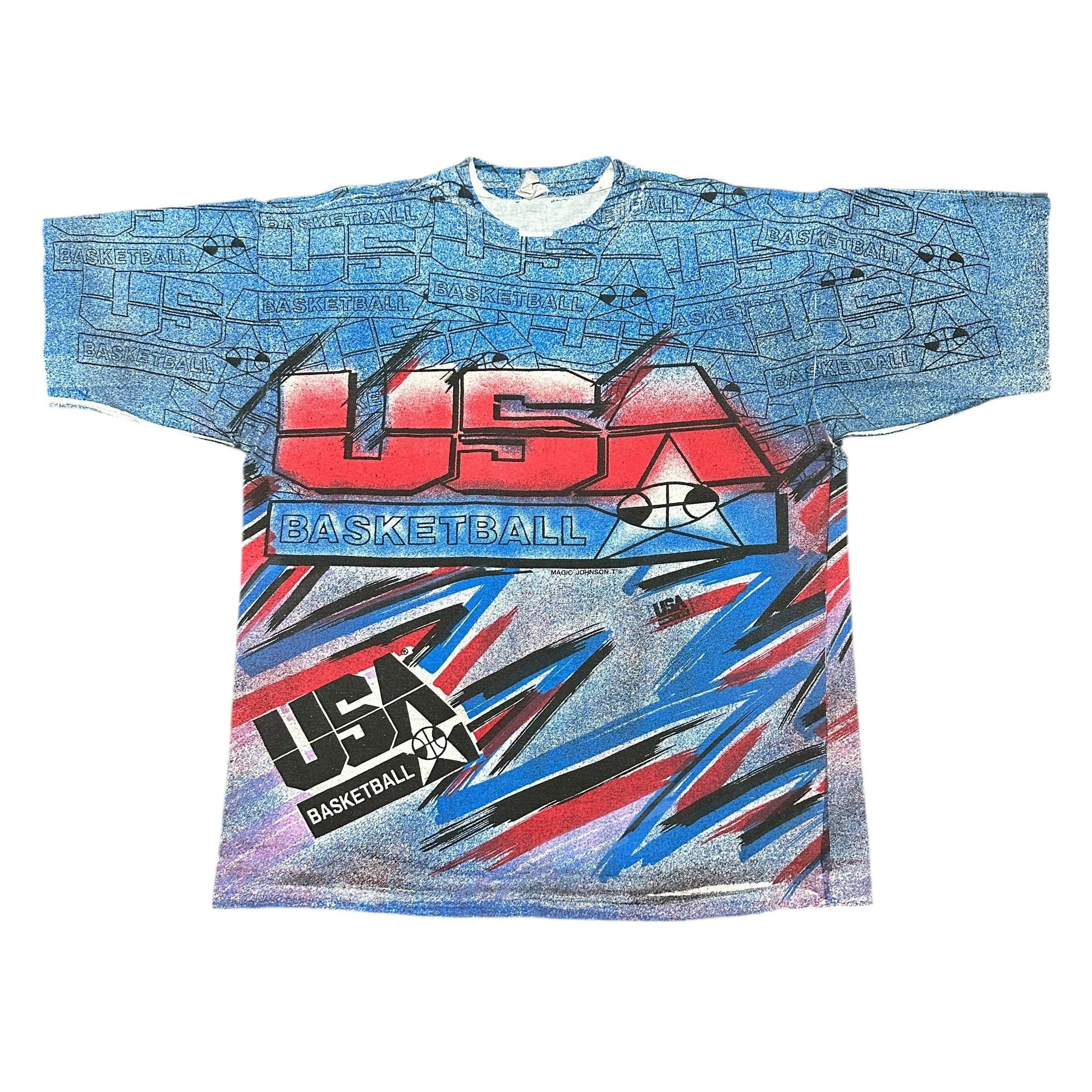 1992 Magic Johnson USA Dream Team Olympics AOP