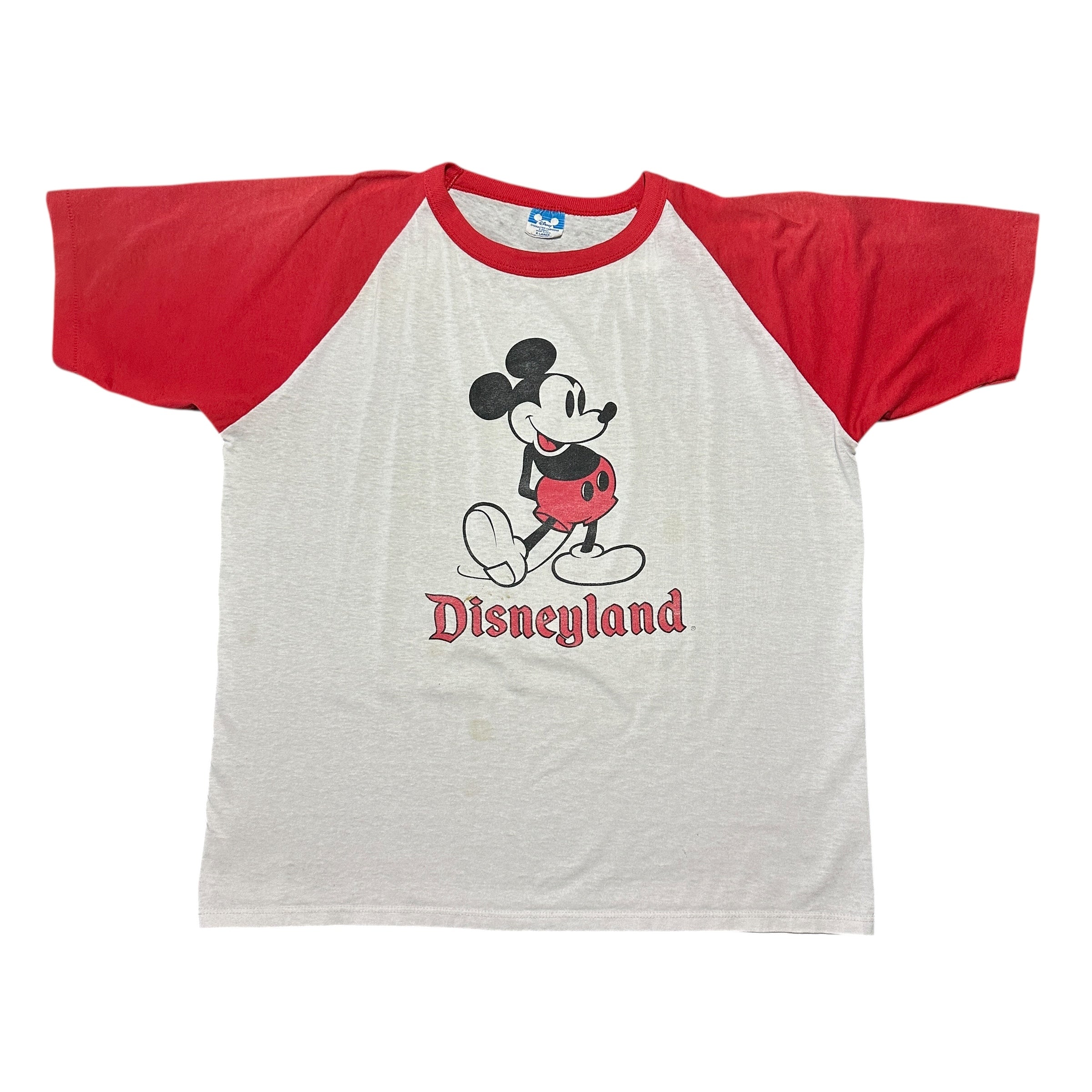 1990s Disney Disneyland Character Fashions Raglan Ringer