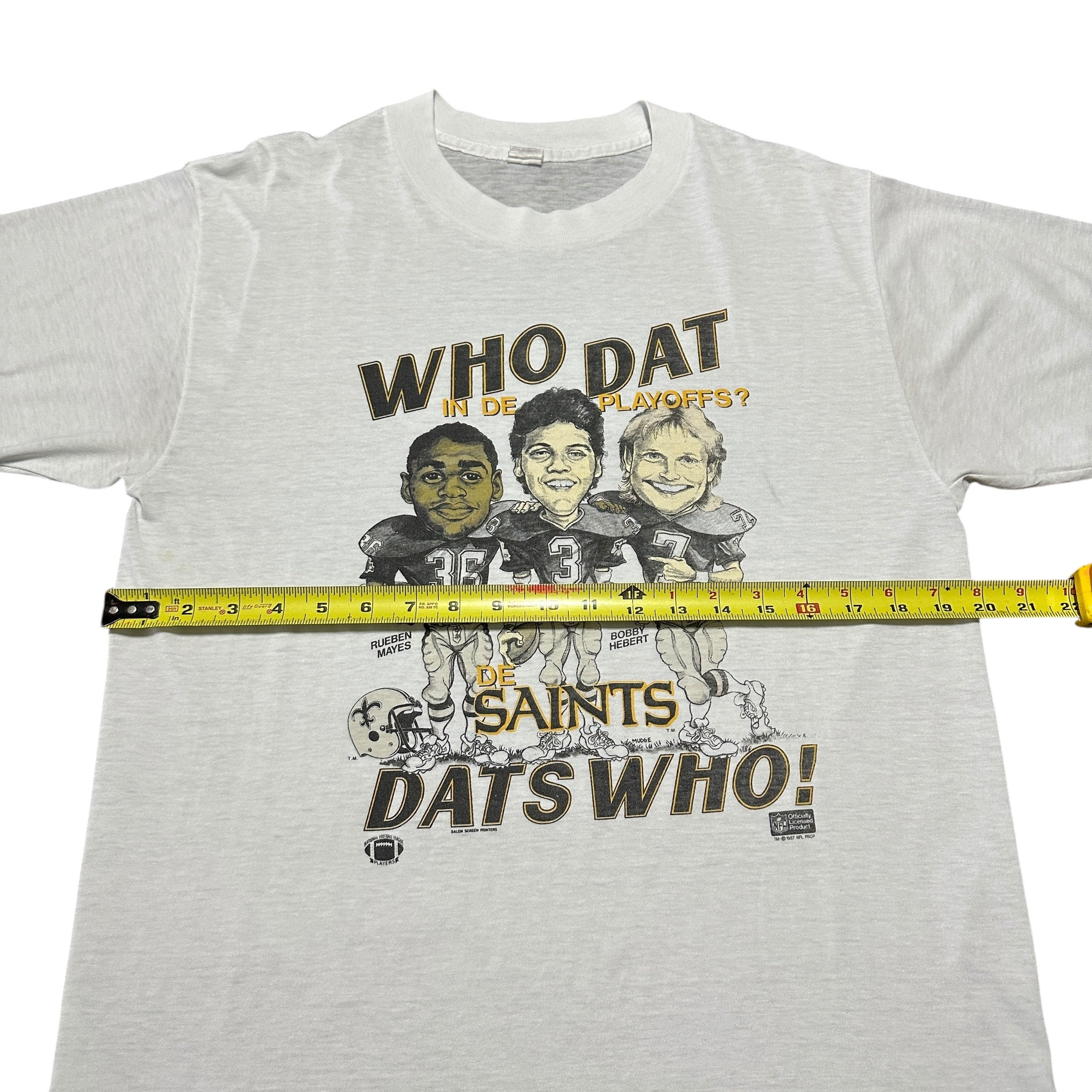 1987 New Orleans Saints NFL Who Dat