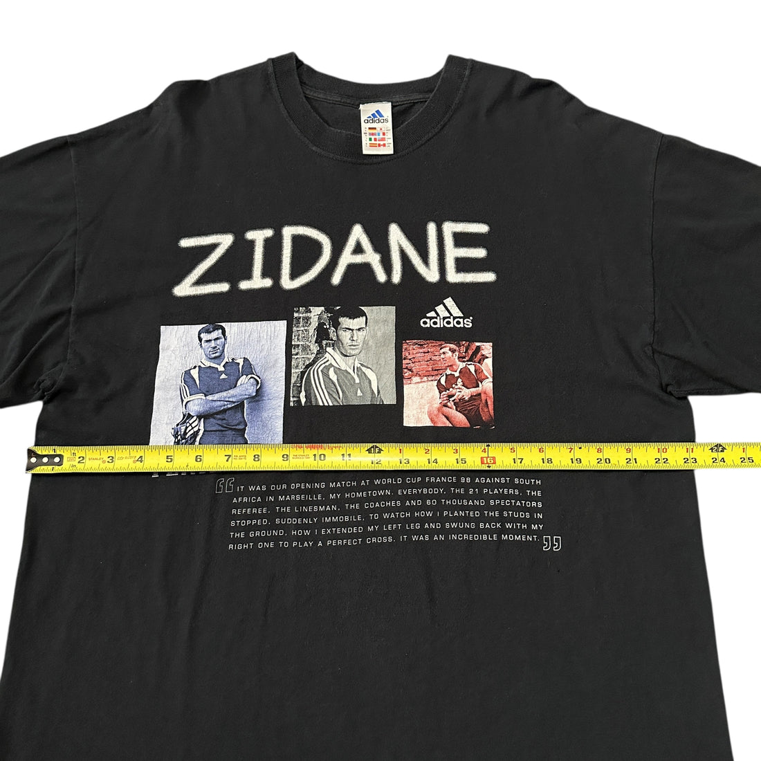 1990s Zidedine Zidane Adidas Real Madrid Promo