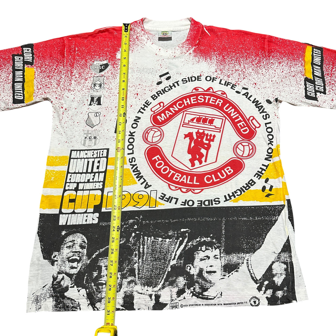 1991 Manchester United Champions European Cup EPL AOP