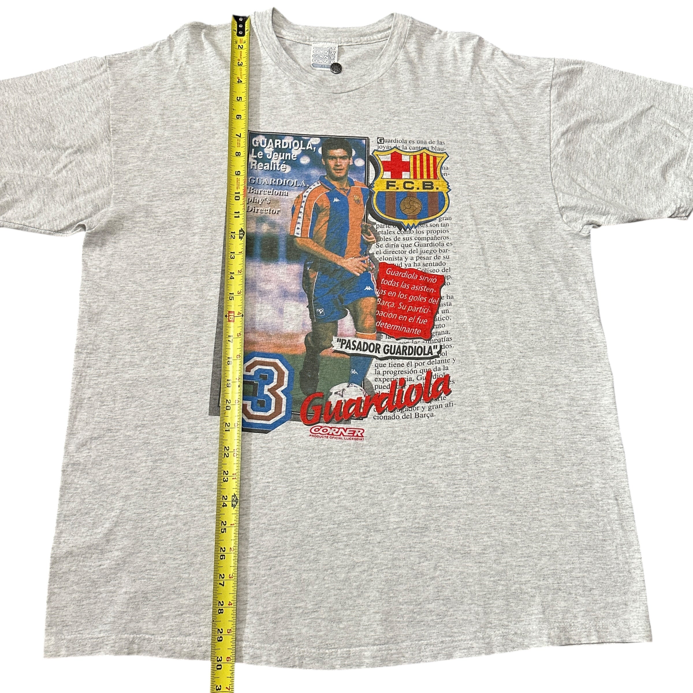 1990s Pep Guardiola FC Barcelona Corner La Liga