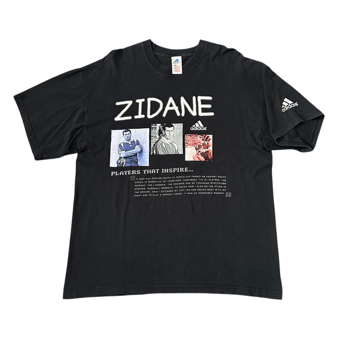 1990s Zidedine Zidane Adidas Real Madrid Promo
