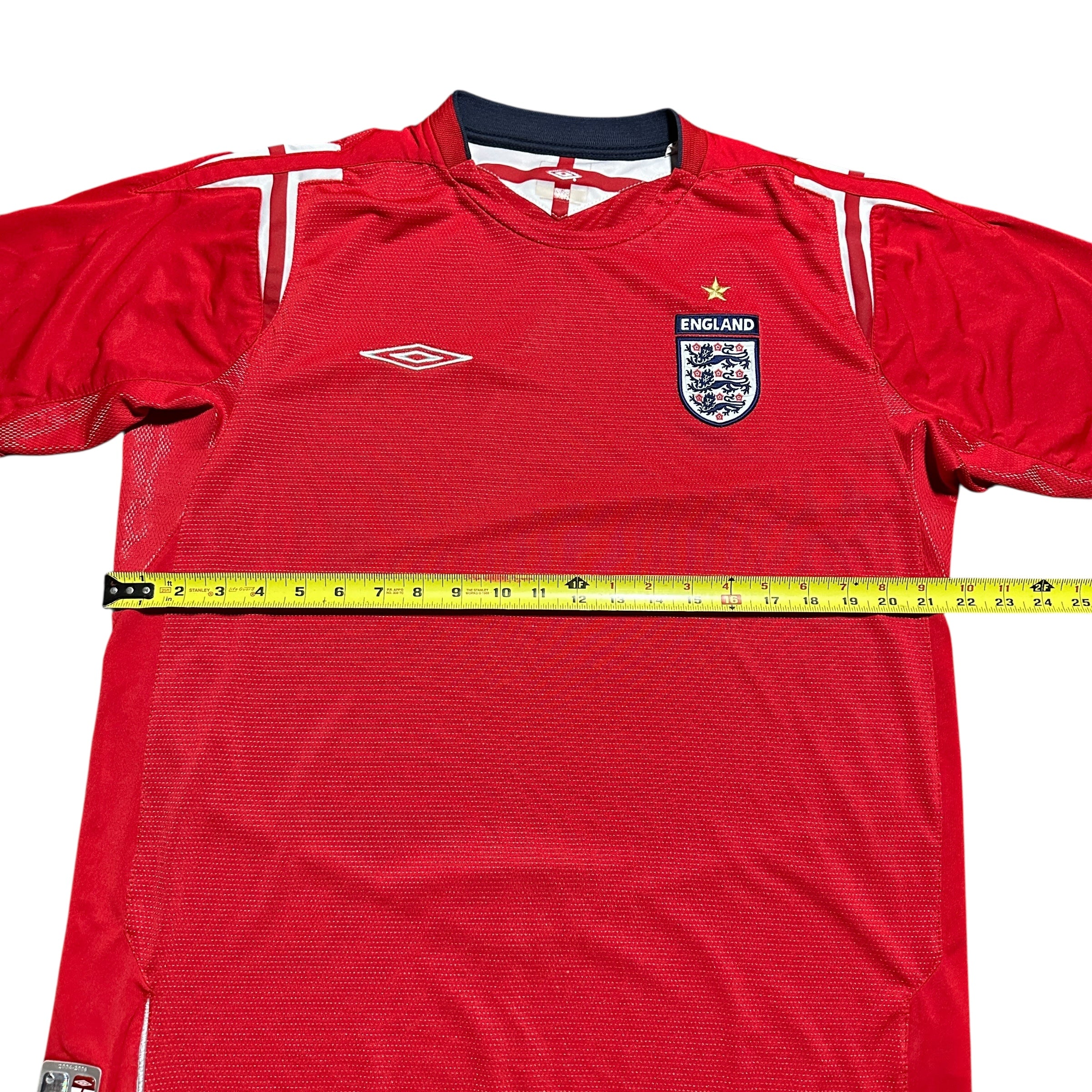 2004 England Umbro 3 Lions Away Jersey