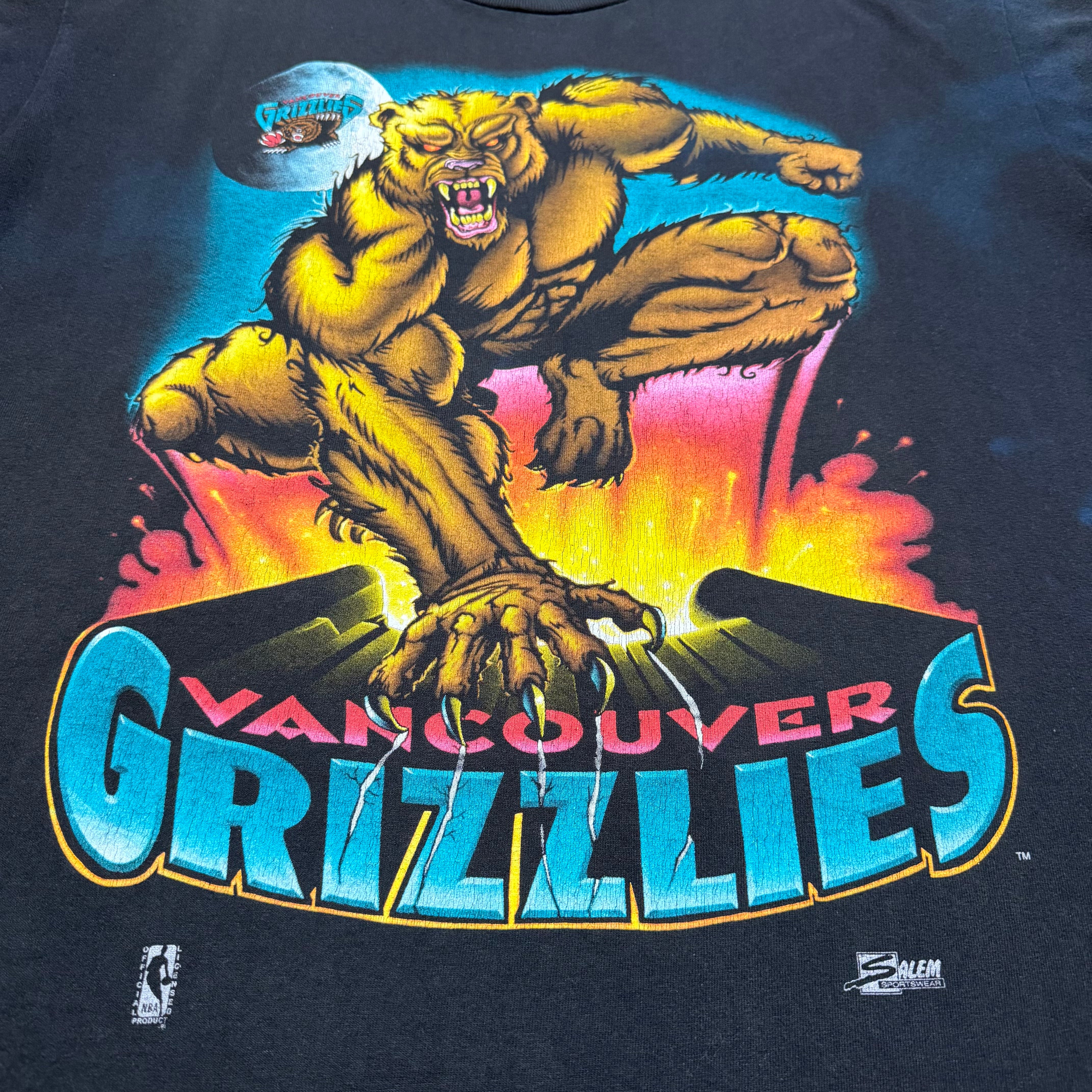 1990s Vancouver Grizzlies (Memphis) Salem Superhero NBA