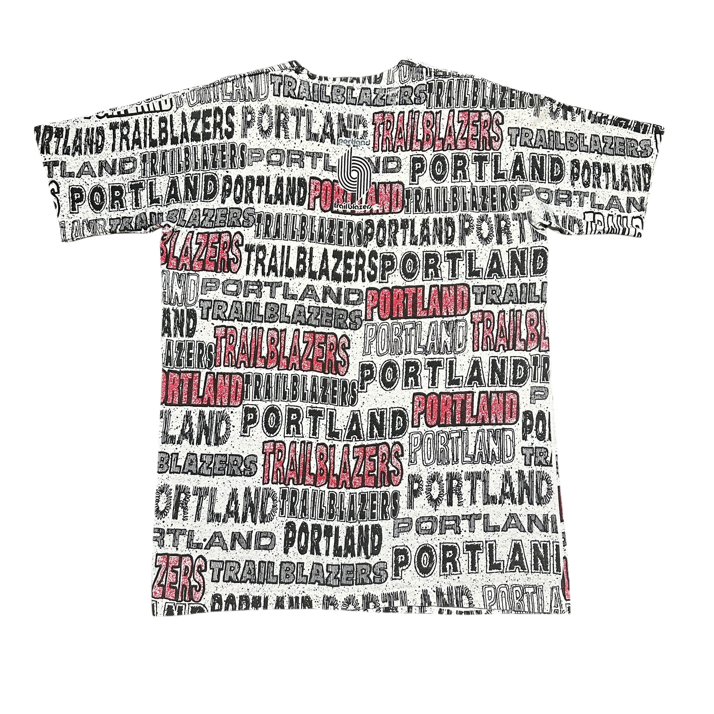 1990s Salem Sportswear Portland Trailblazers NBA AOP