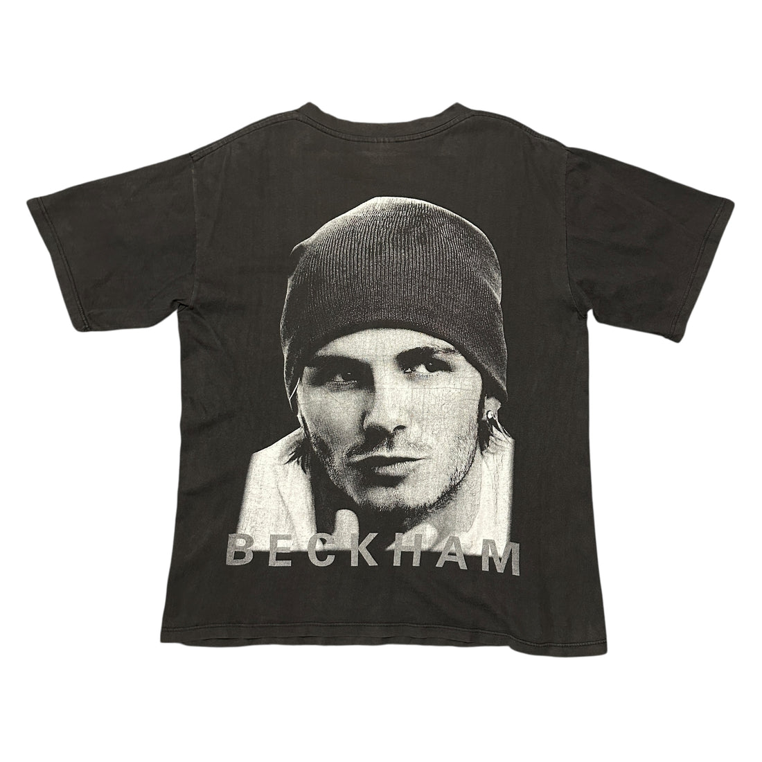 2000s David Beckham Beanie Rap Tee