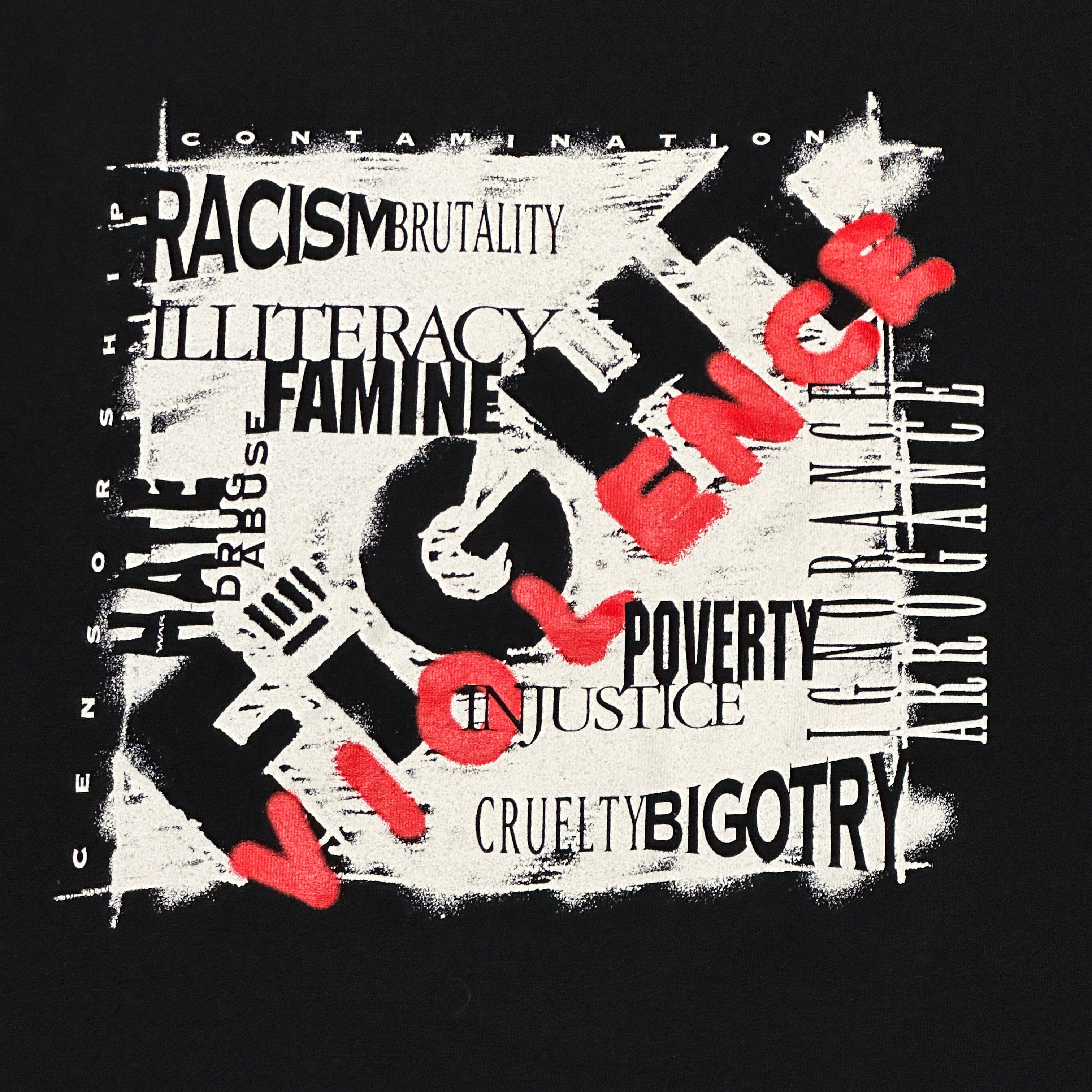 1990s Fight Violence Racism Protest