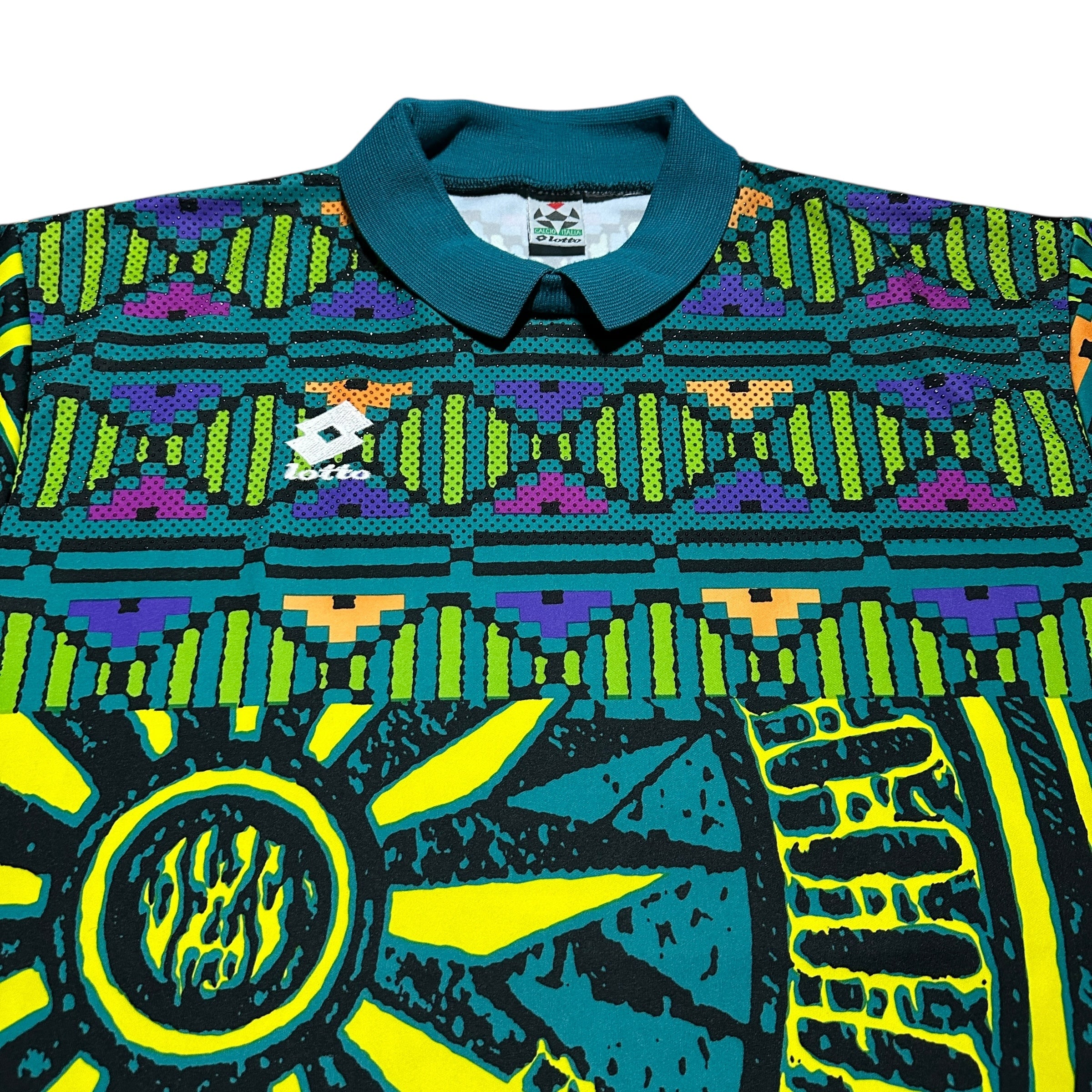 1994 Switzerland Goalkeeper Jersey Lotto Blank Template