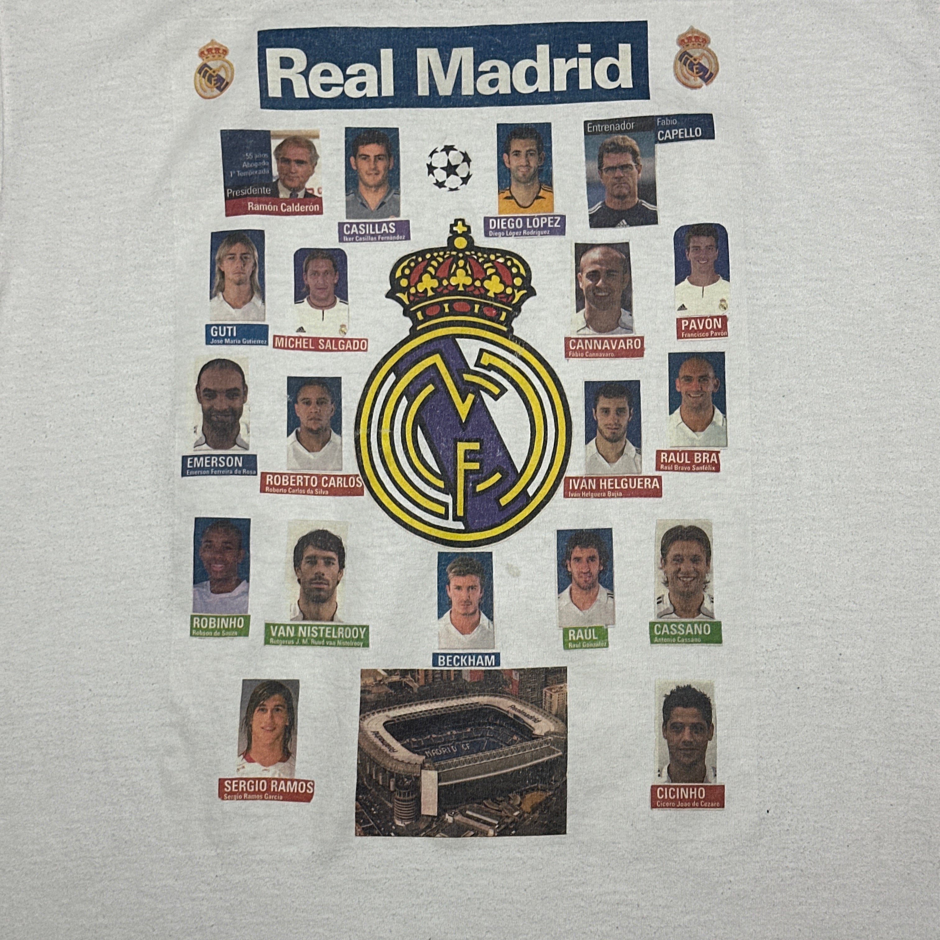 2006 Real Madrid Full Team, Coach, and Stadium
