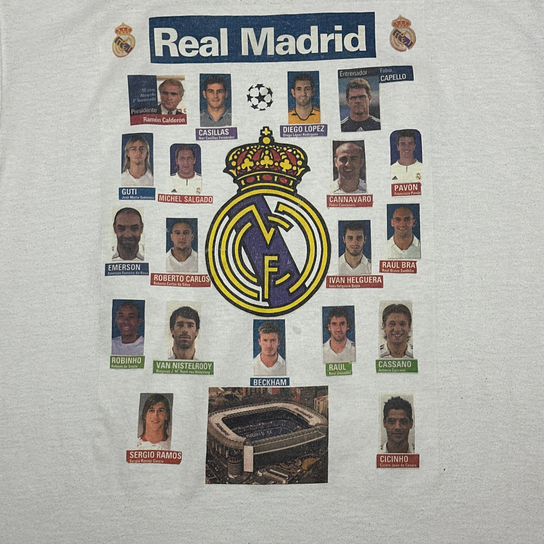2006 Real Madrid Full Team, Coach, and Stadium