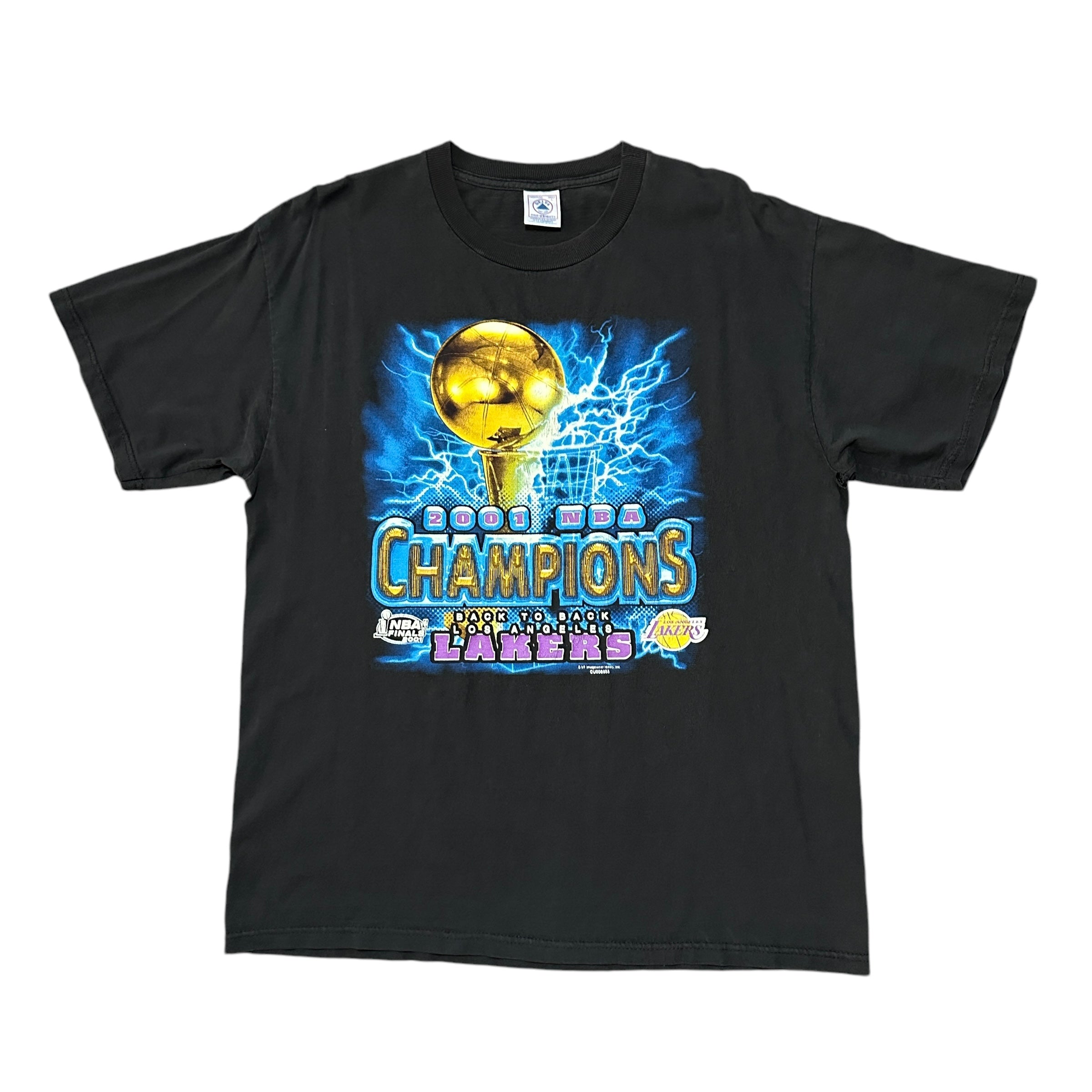 2001 NBA Champions Lightning Thunder LA Lakers