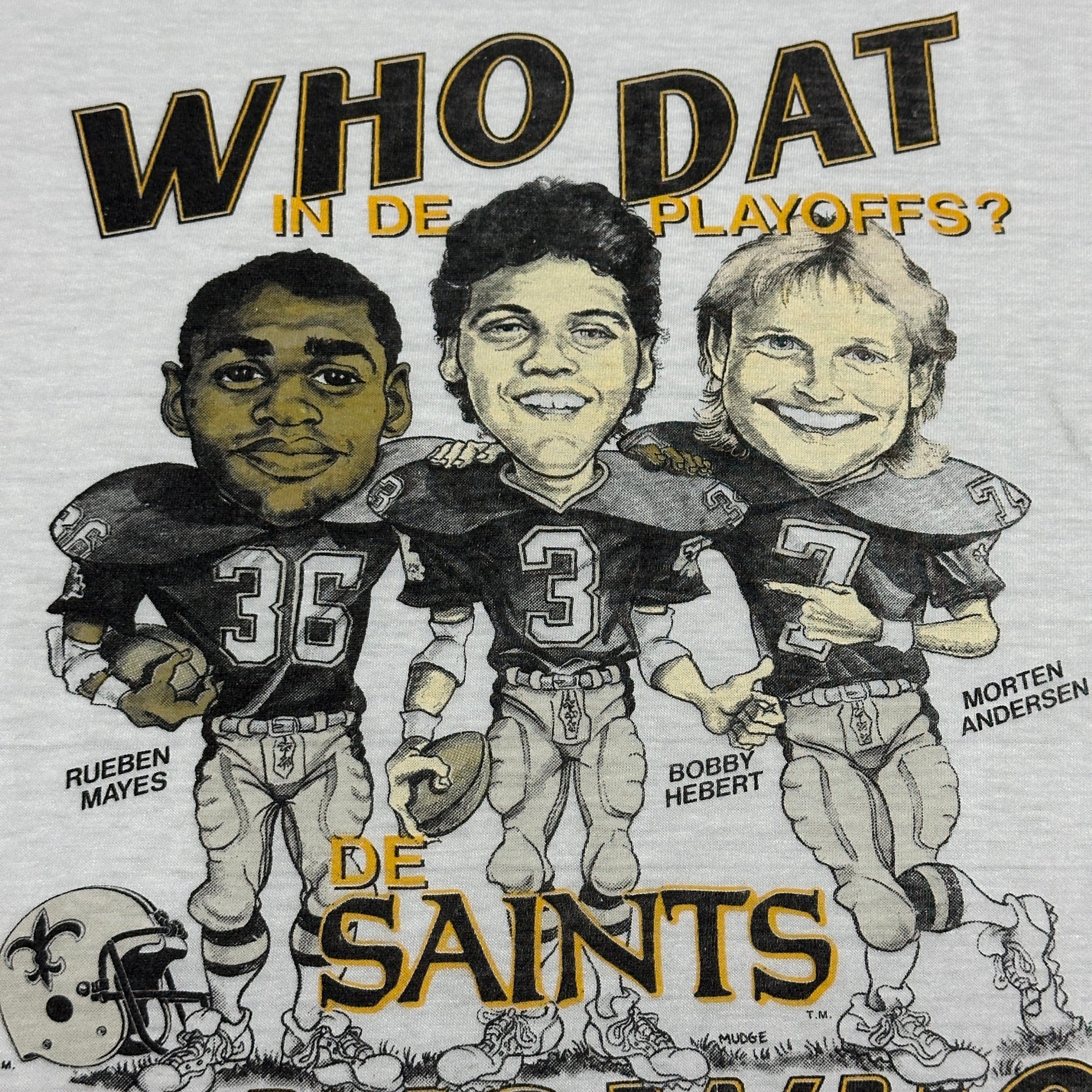 1987 New Orleans Saints NFL Who Dat