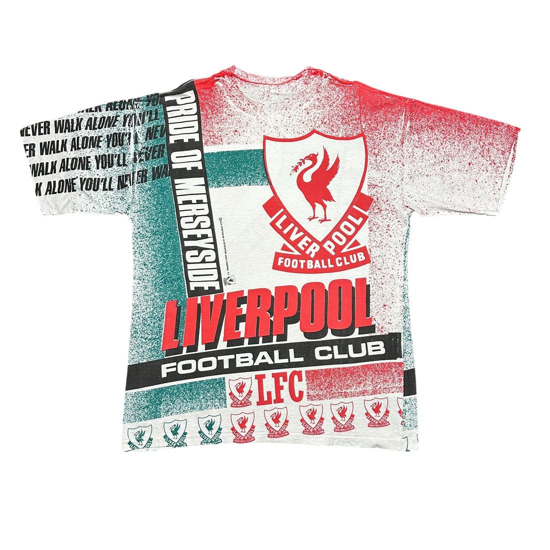 1990s Liverpool FC Kick Logo EPL AOP