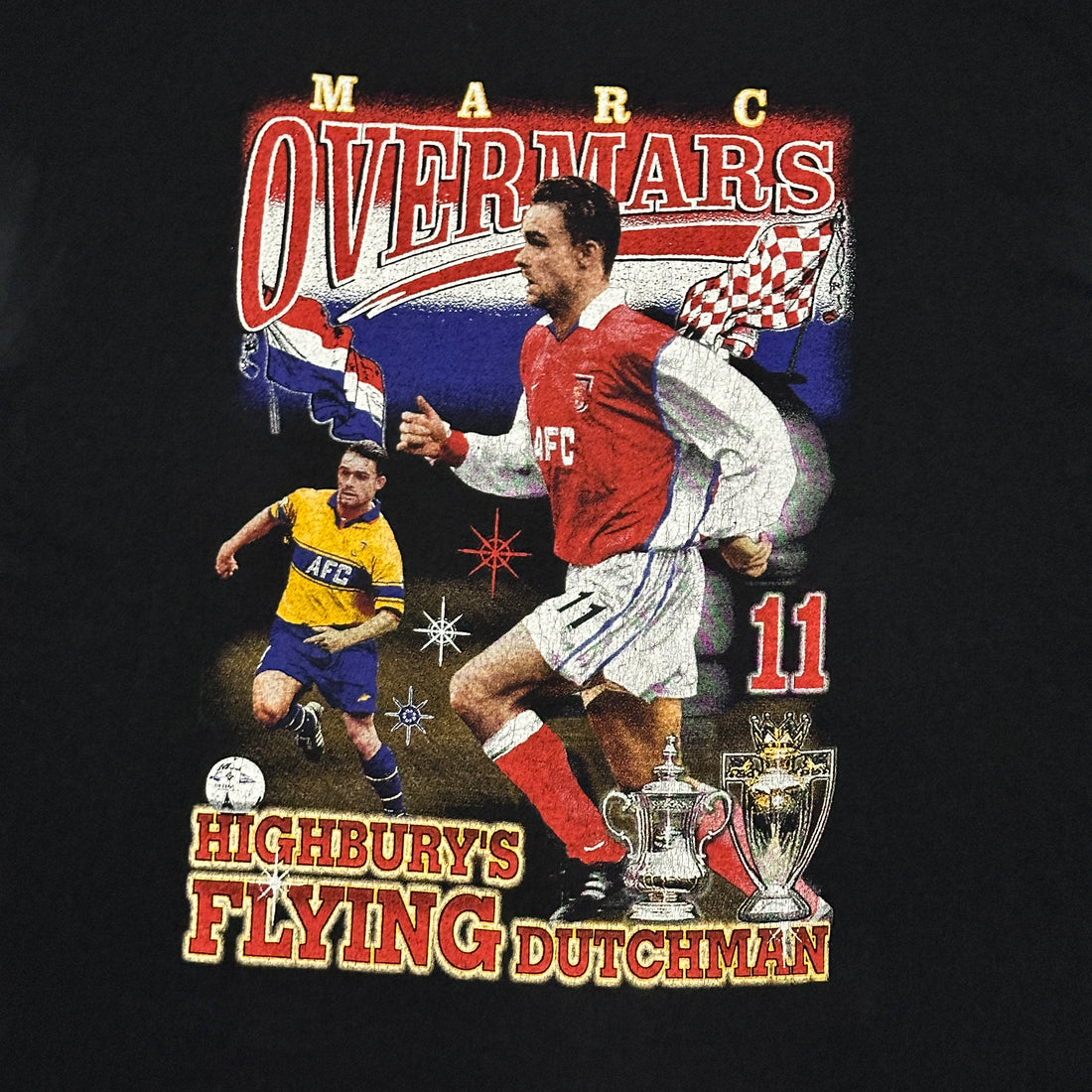 1990s Arsenal Marc Overmars Flying Dutchman