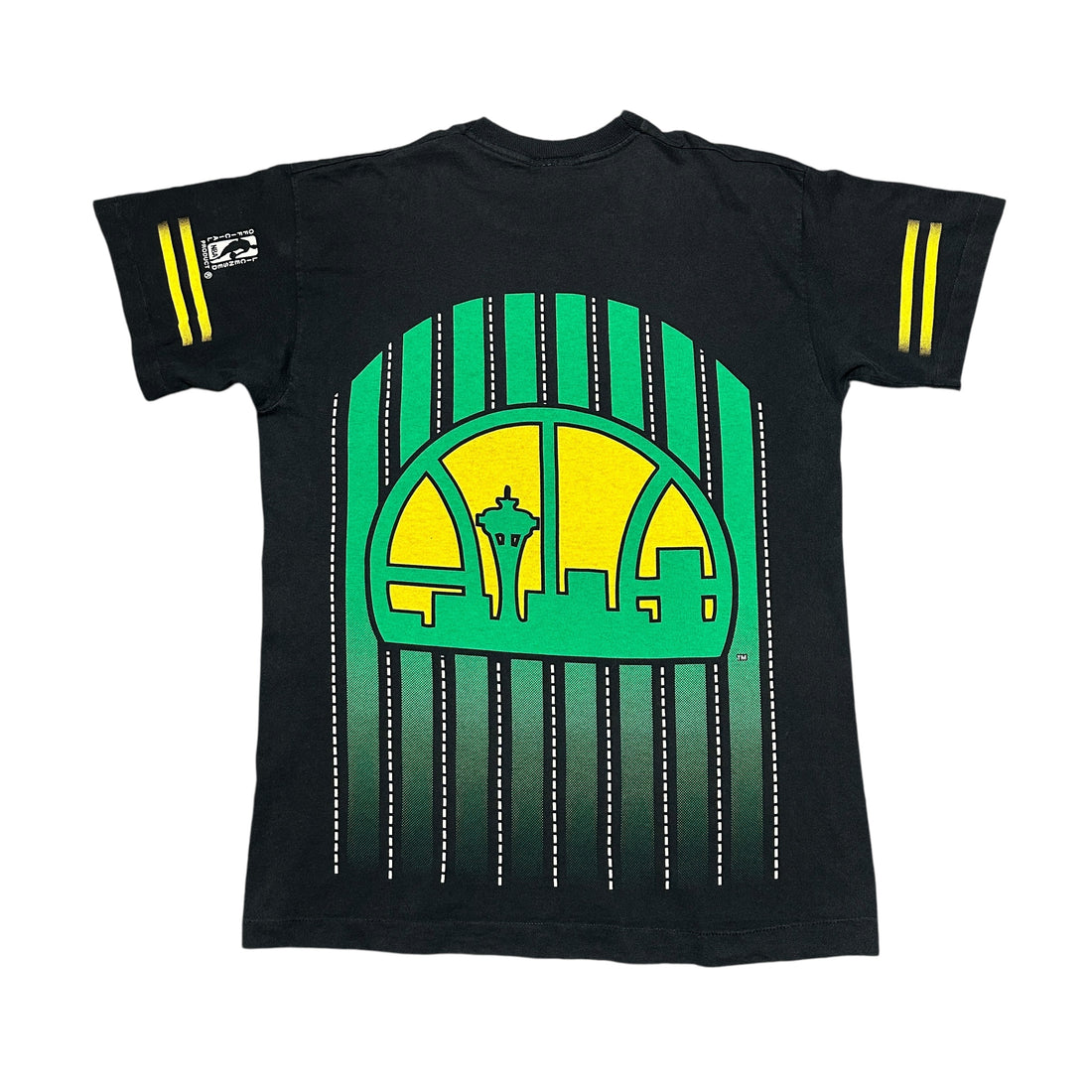 1990s Seattle SuperSonics Nutmeg Baseball Style NBA AOP