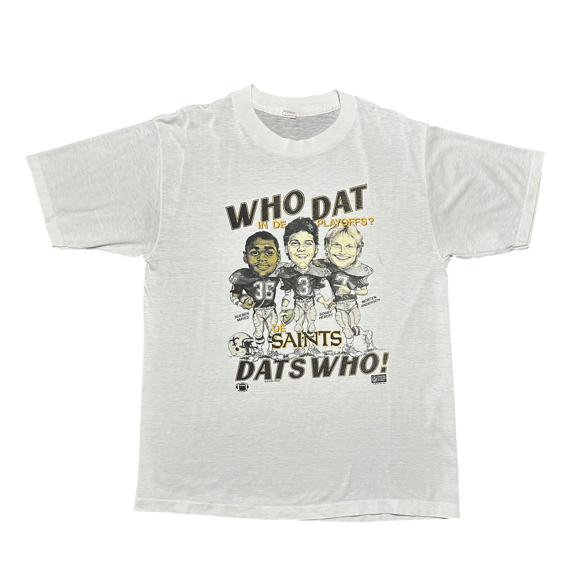 1987 New Orleans Saints NFL Who Dat