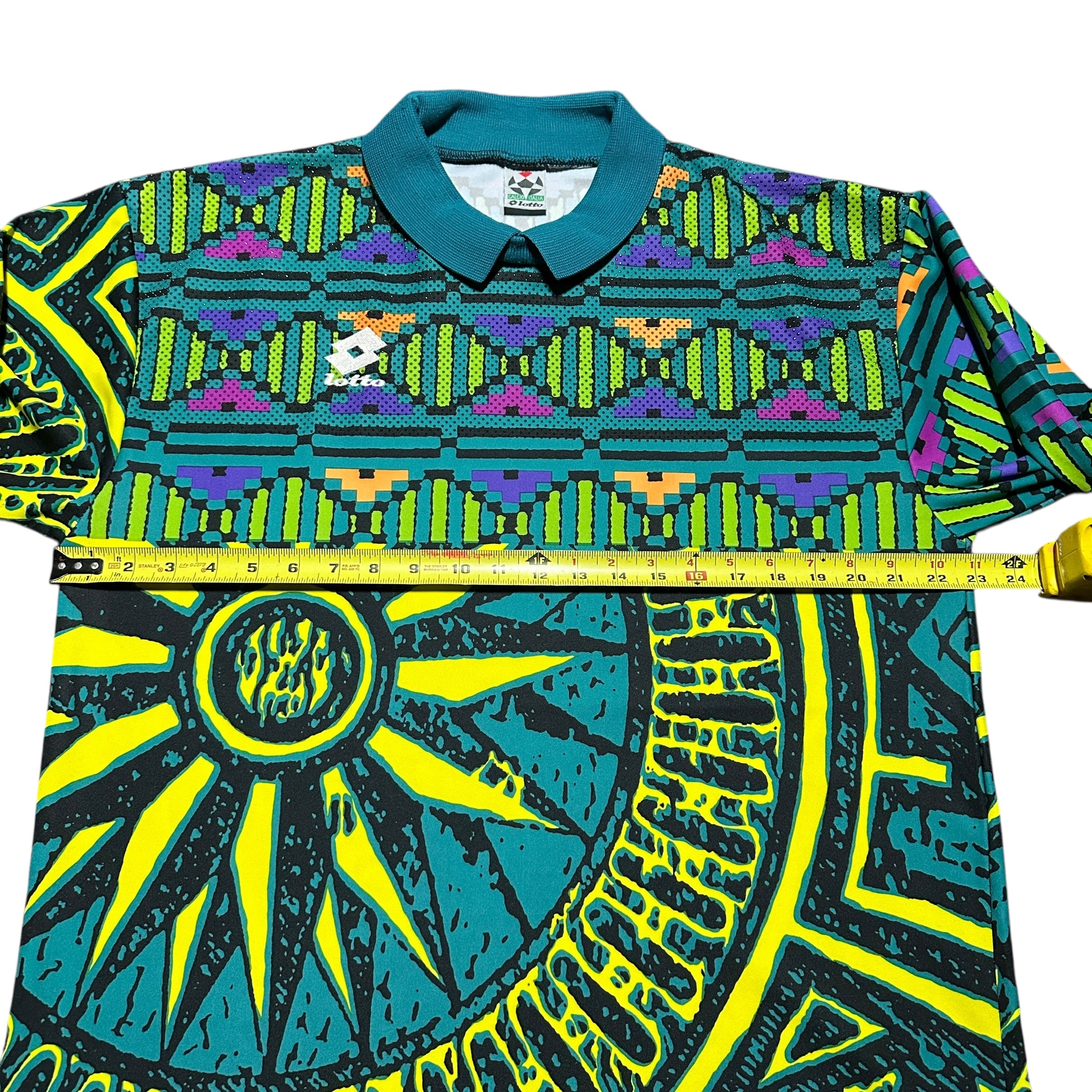 1994 Switzerland Goalkeeper Jersey Lotto Blank Template