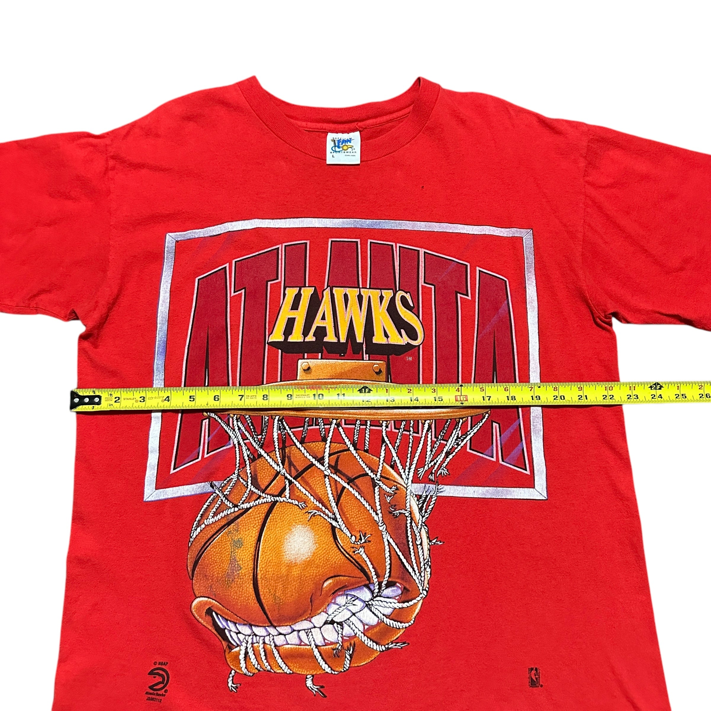 1990s Atlanta Hawks Smiling Ball NBA