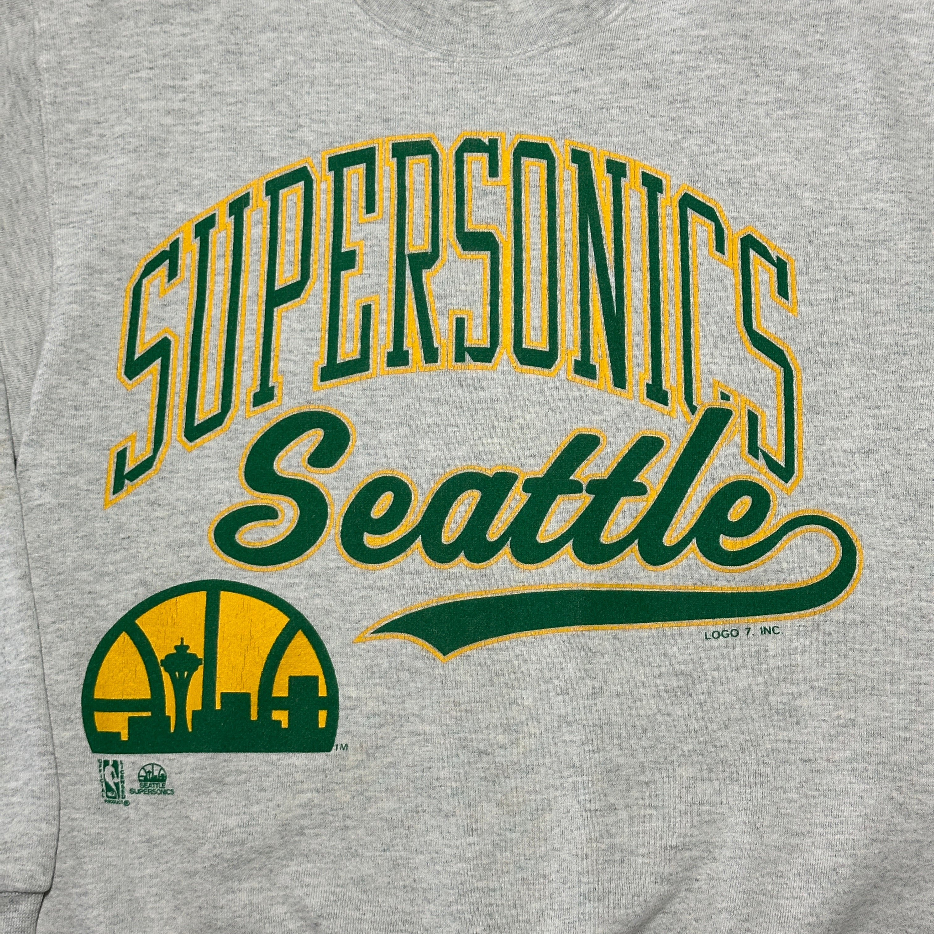 1990s Seattle SuperSonics NBA Crewneck