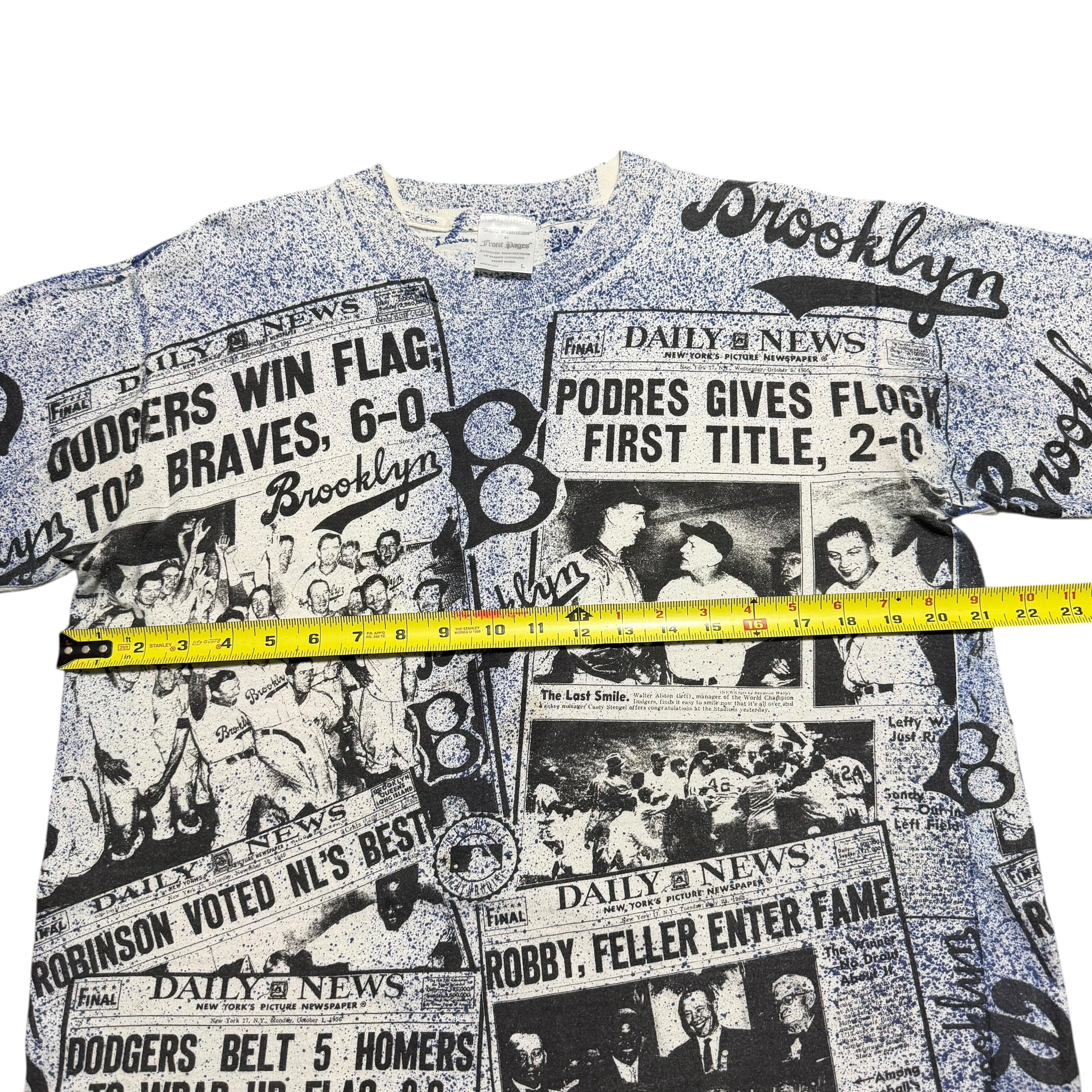 1990s LA Dodgers Brooklyn AOP MLB Newspaper Front Pages