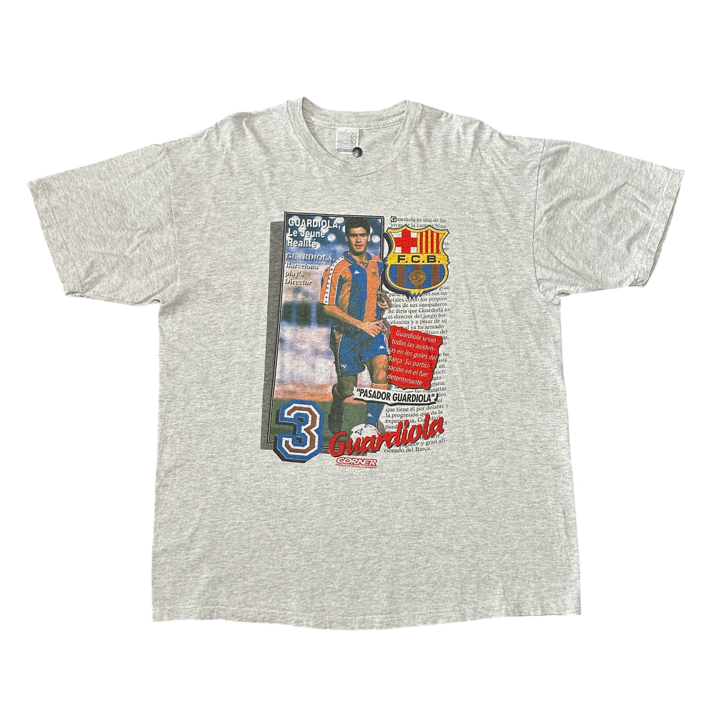 1990s Pep Guardiola FC Barcelona Corner La Liga