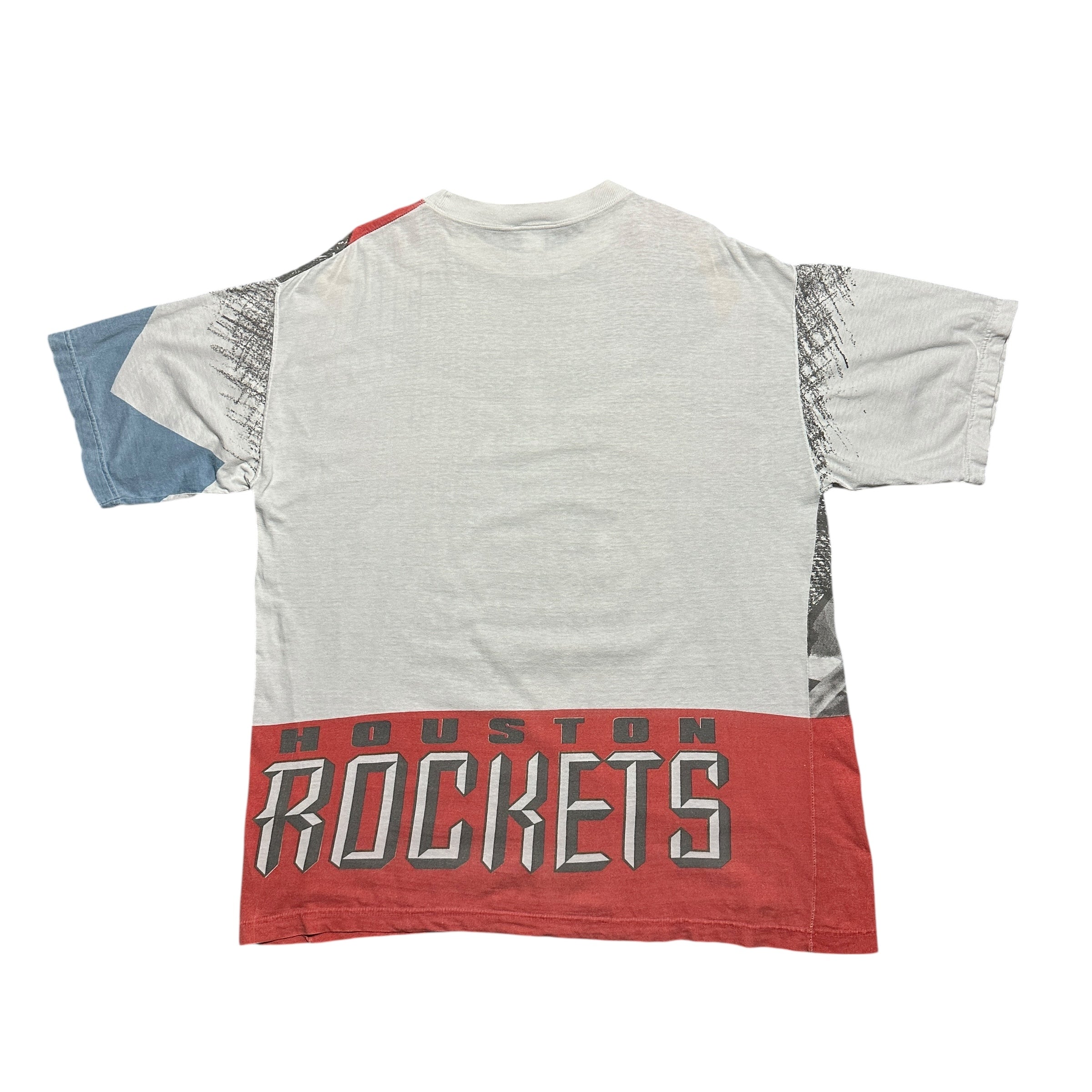 1990s Houston Rockets Rocketman Spalding NBA AOP