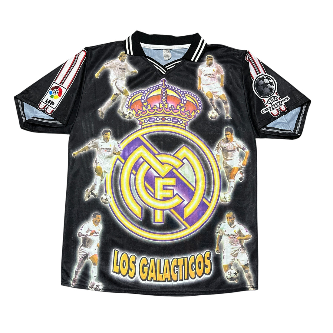 2003 Real Madrid Los Galacticos Beckham Zidane Figo Ronaldo Jersey