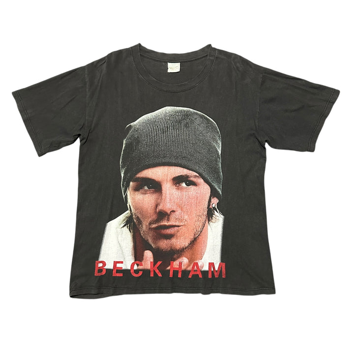 2000s David Beckham Beanie Rap Tee