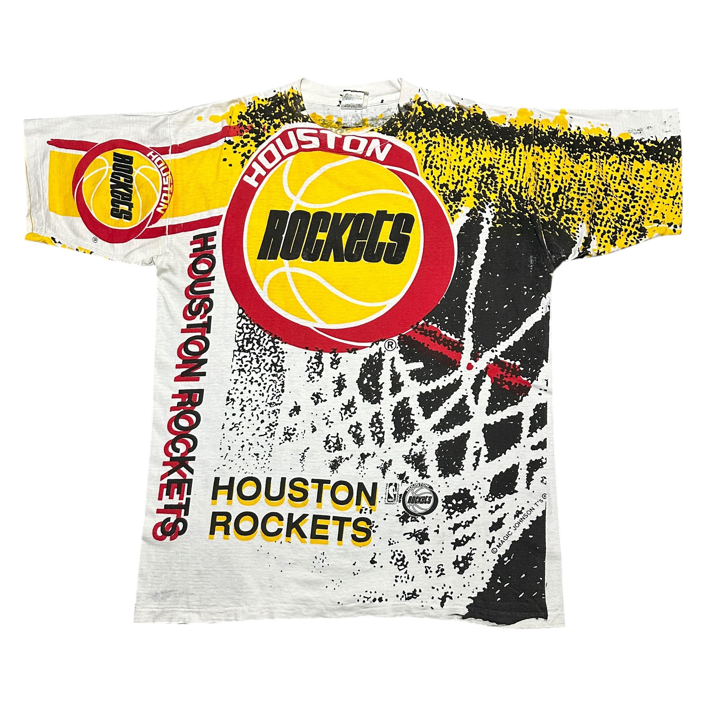 1990s Magic Johnson Houston Rockets NBA AOP