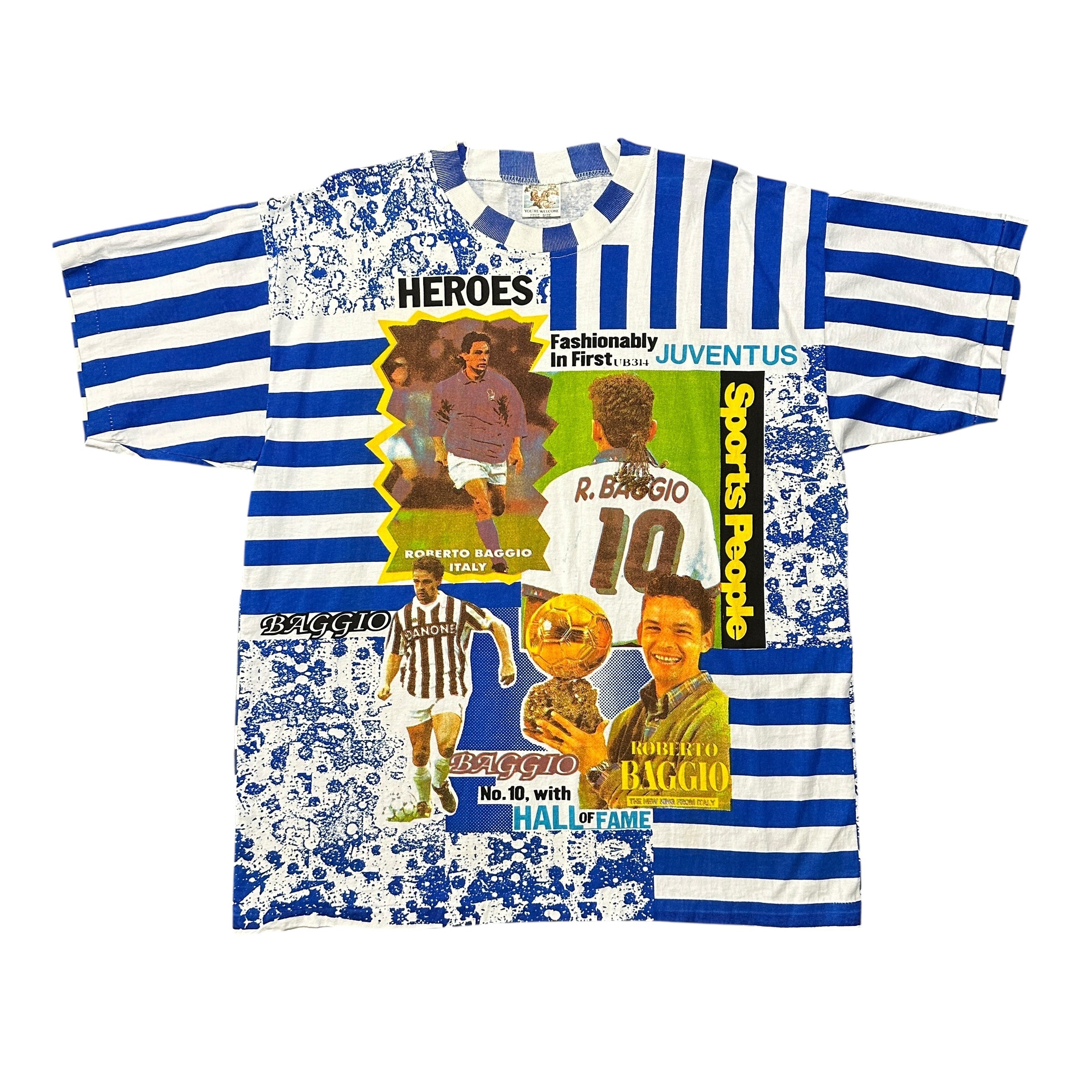 1990s Roberto Baggio Heroes Italy Serie A AOP