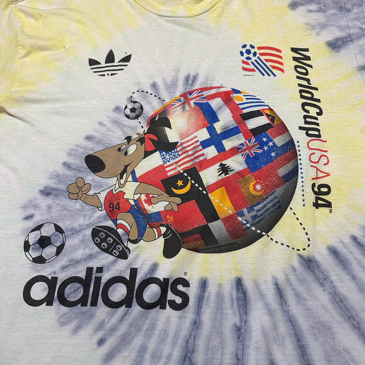 1994 World Cup Striker Adidas Globe Tye Die AOP