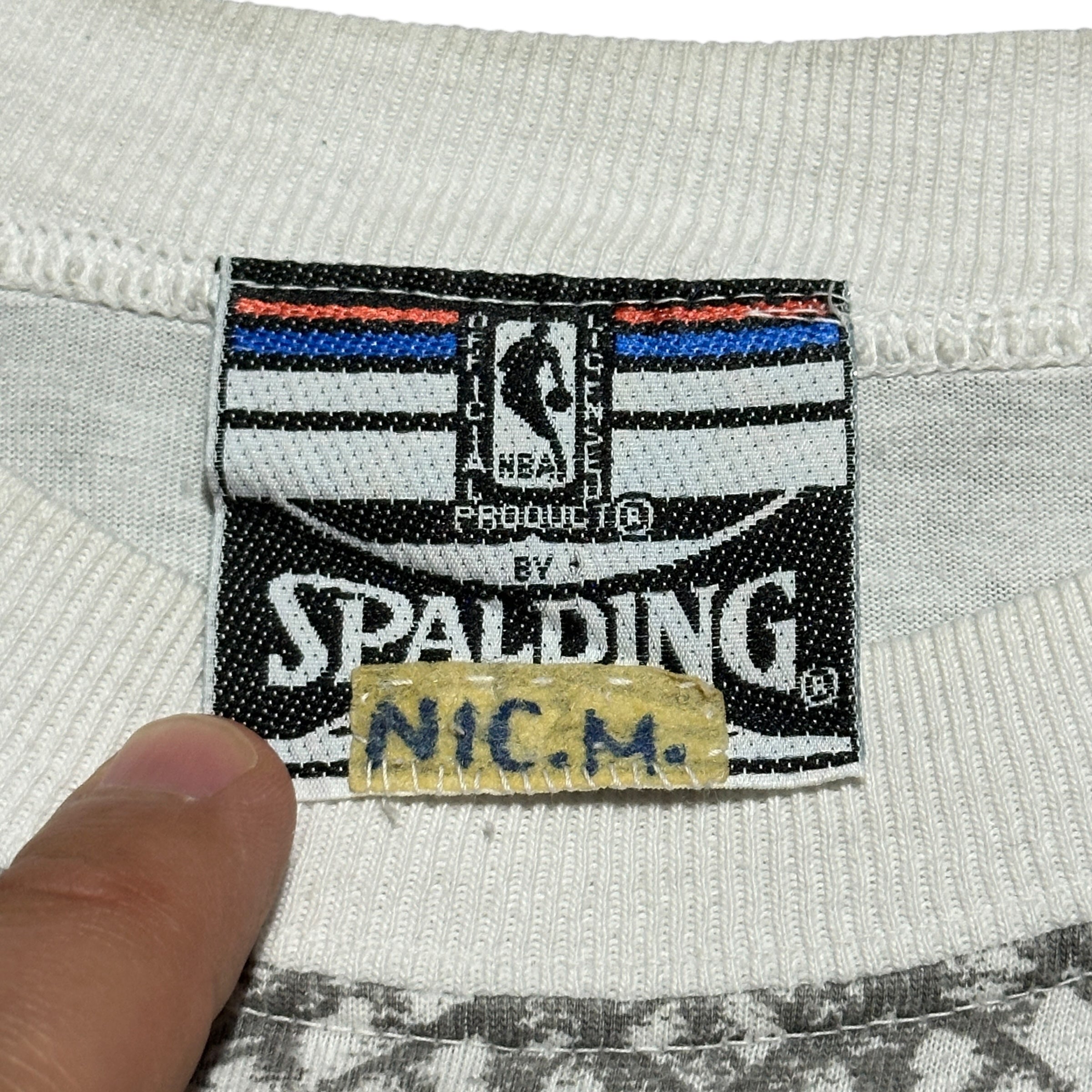 1990s Houston Rockets Rocketman Spalding NBA AOP