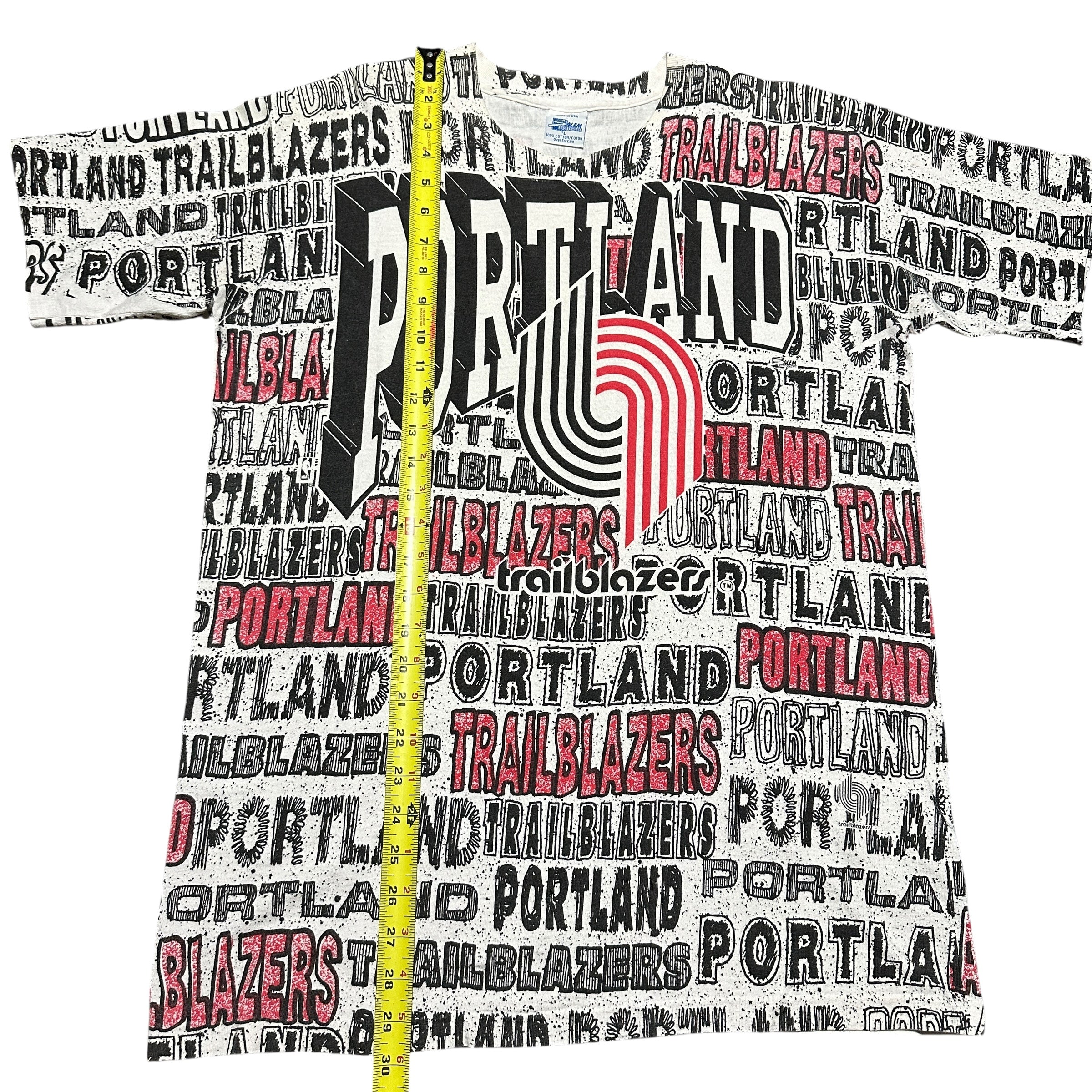 1990s Salem Sportswear Portland Trailblazers NBA AOP
