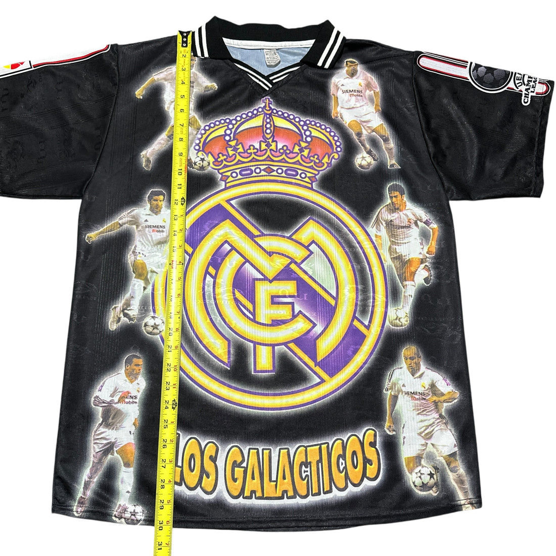 2003 Real Madrid Los Galacticos Beckham Zidane Figo Ronaldo Jersey