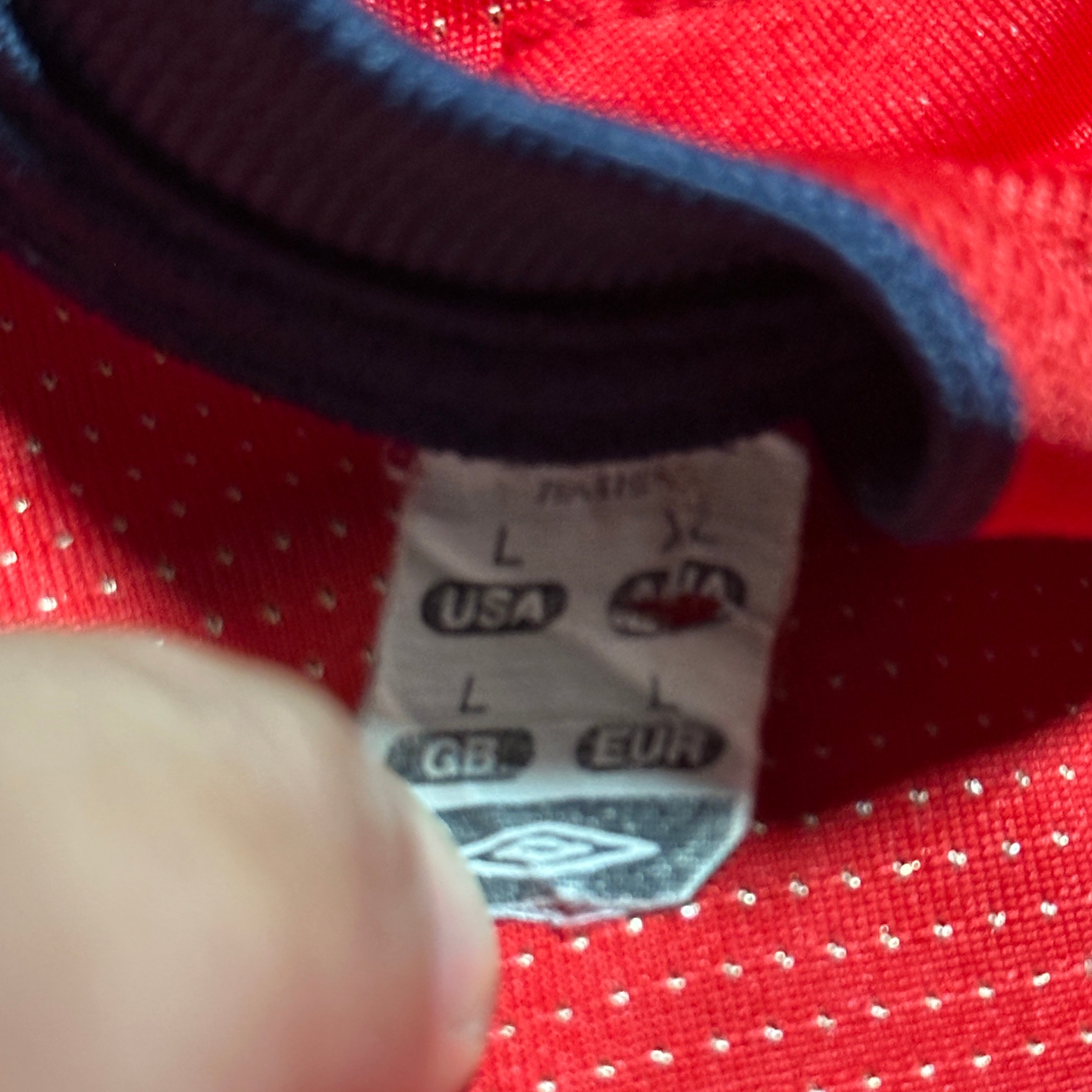 2004 England Umbro 3 Lions Away Jersey