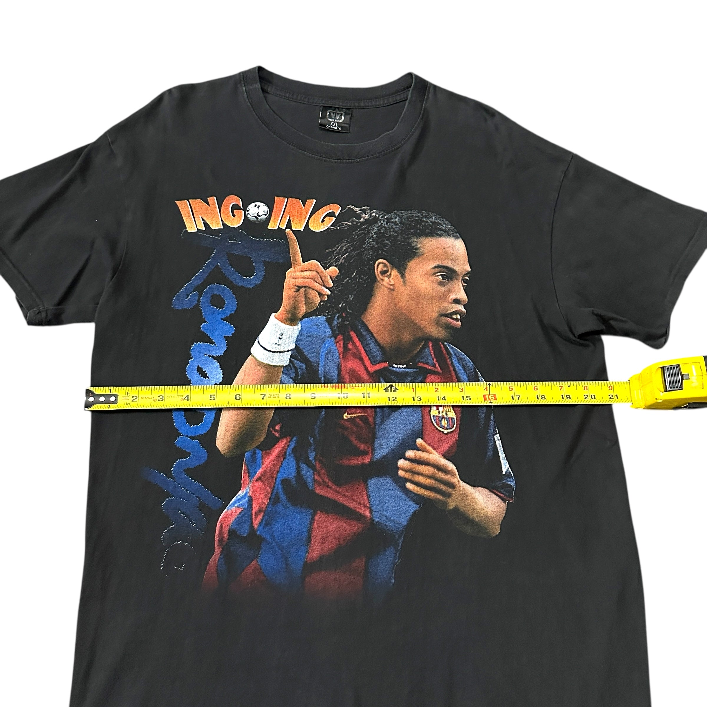 2000s FC Barcelona Ronaldinho Rap Tee