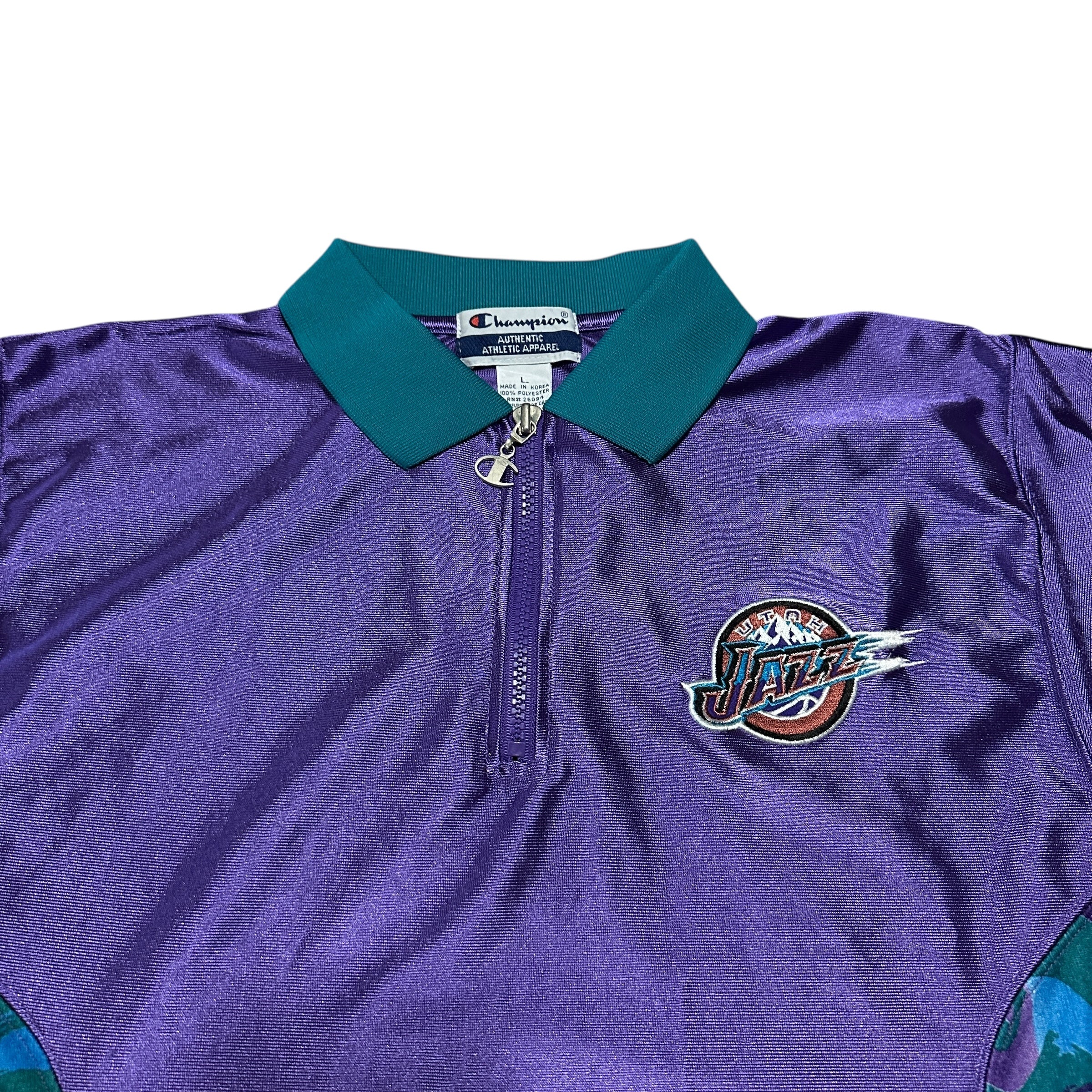 1990s Utah Jazz Champion Warm Up NBA