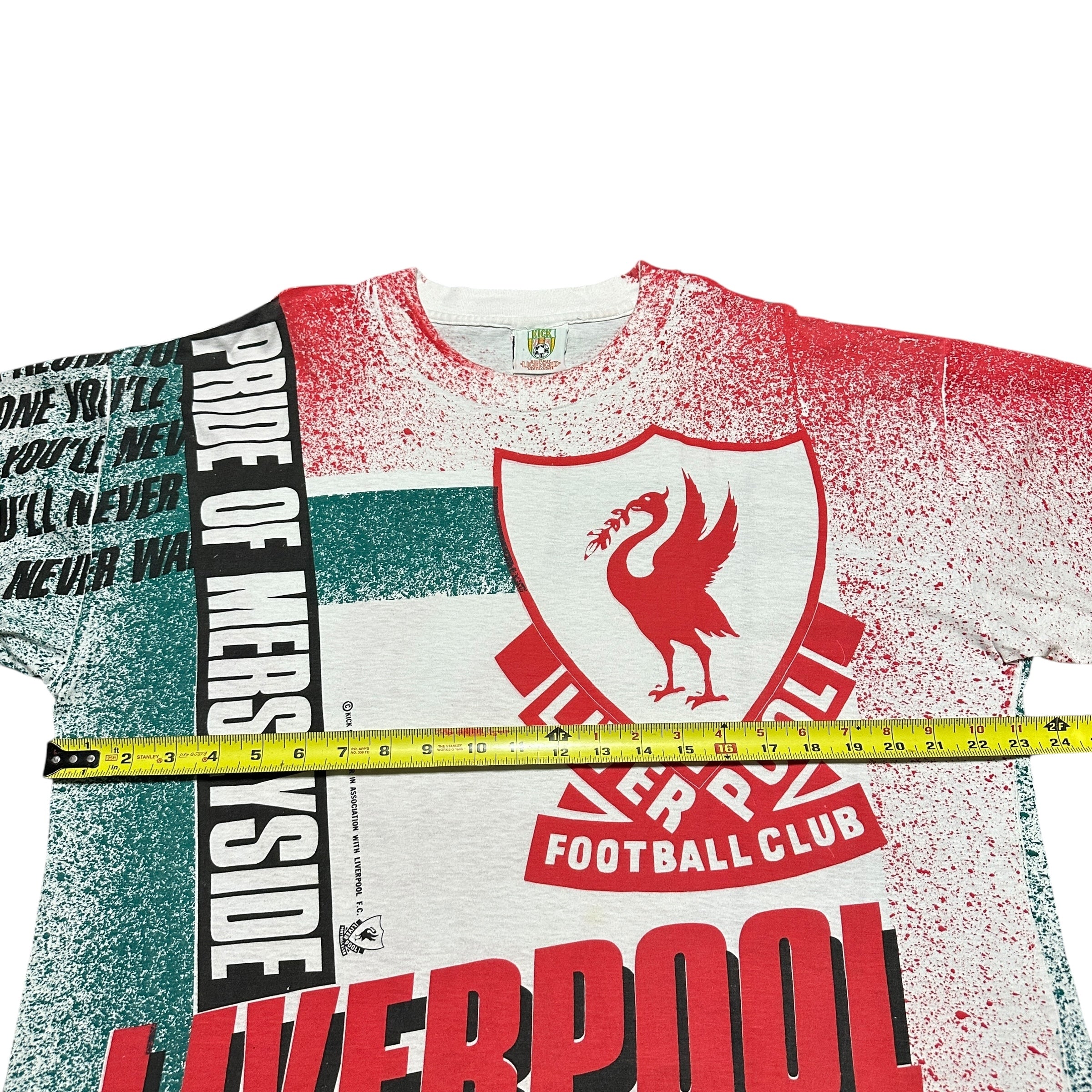 1990s Liverpool FC Kick Logo EPL AOP