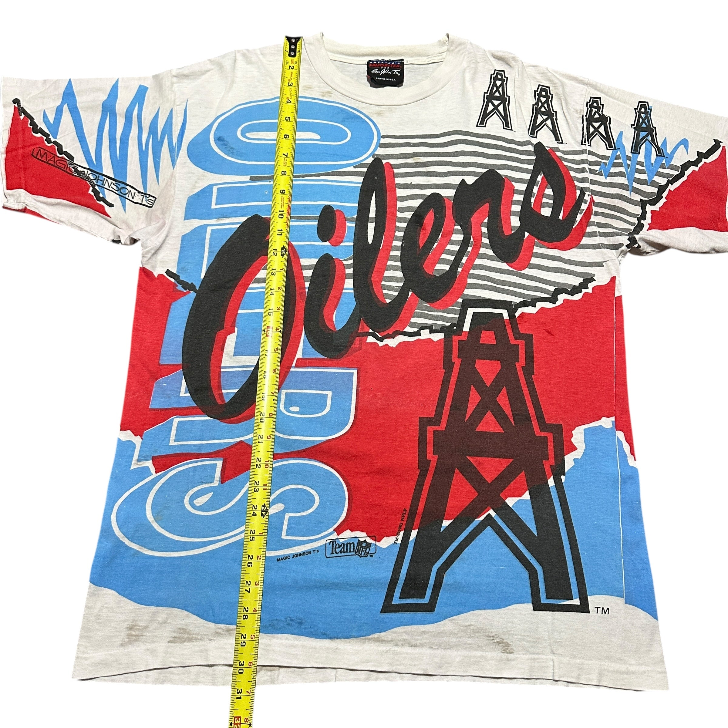 1990s Magic Johnson Houston Oilers NFL AOP