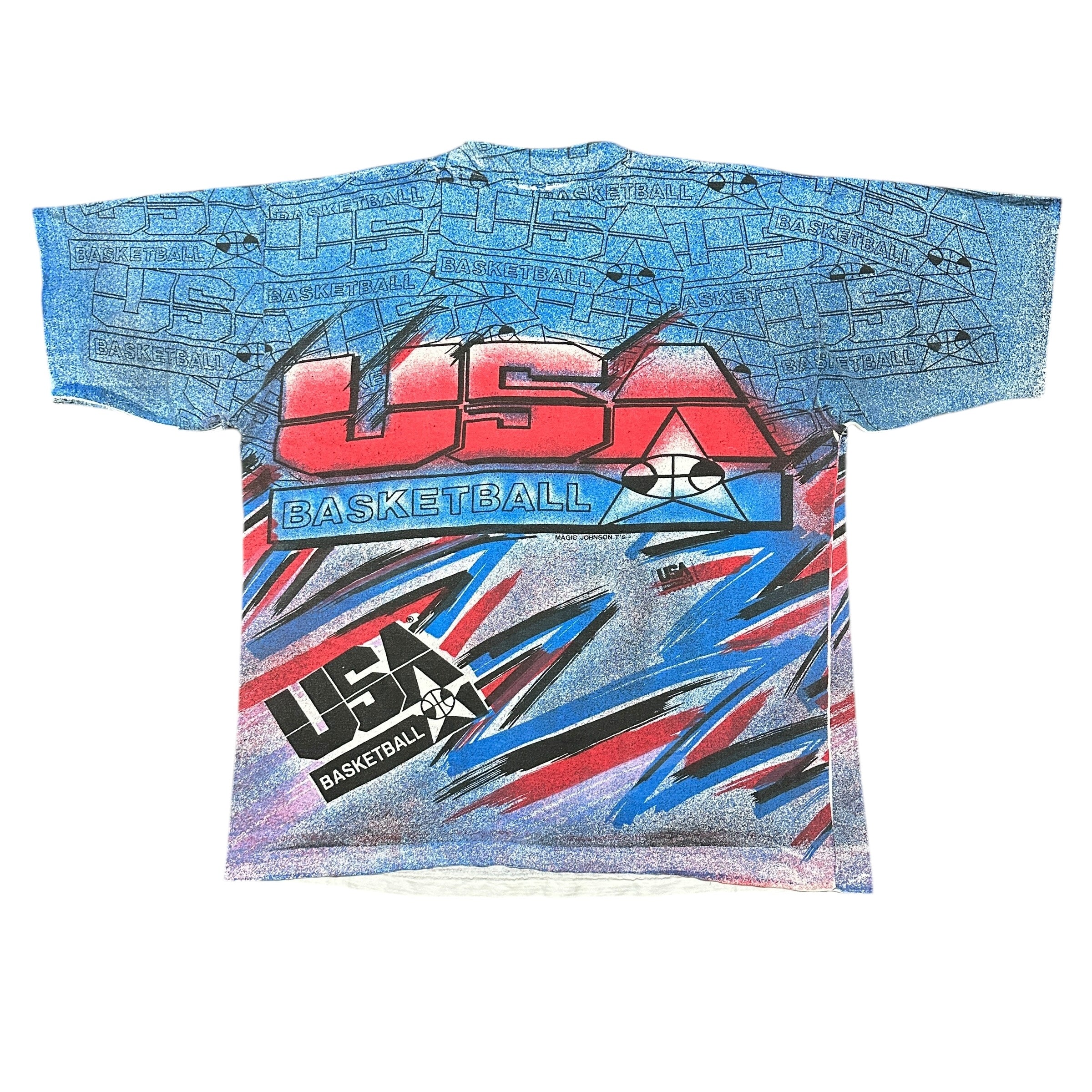 1992 Magic Johnson USA Dream Team Olympics AOP