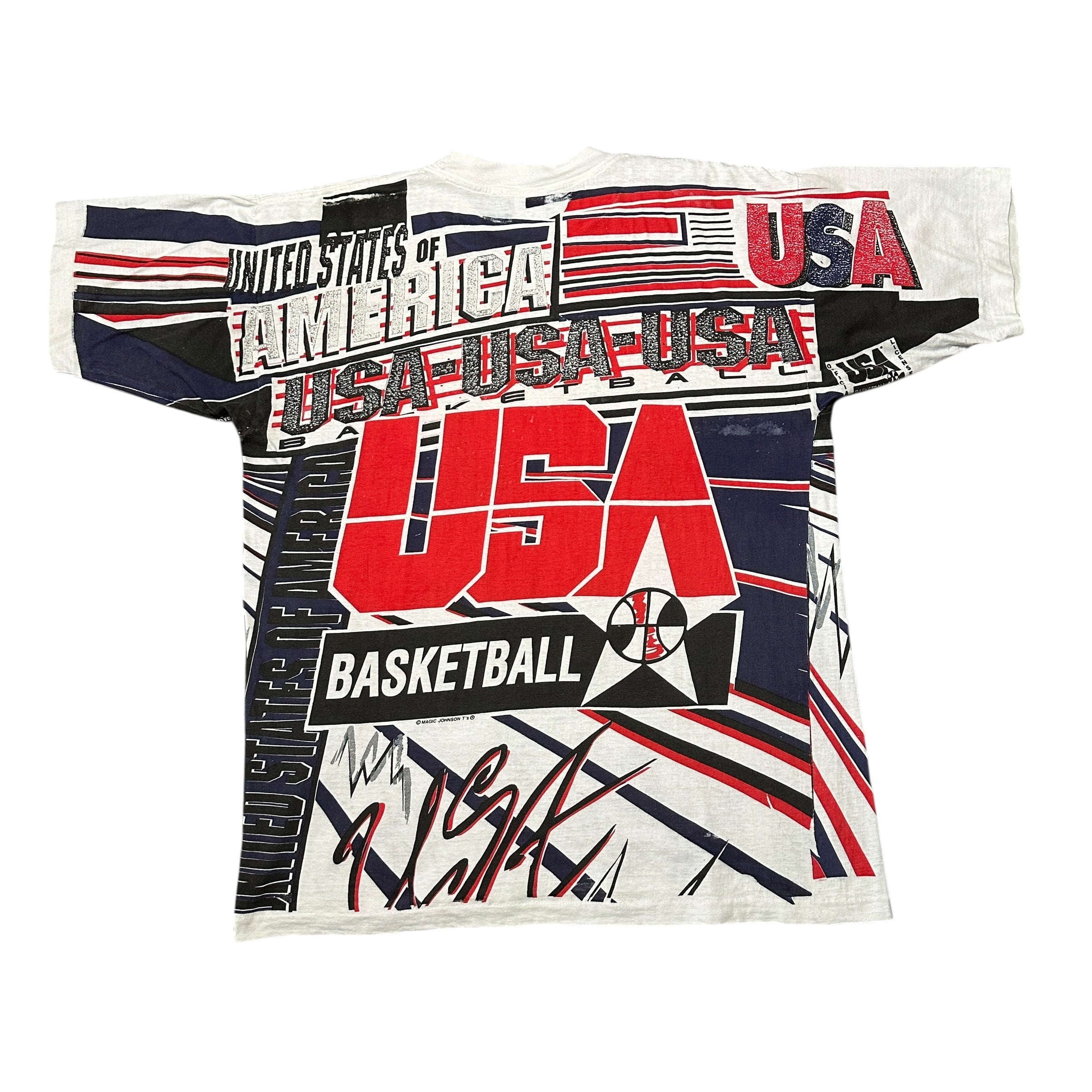 1992 Magic Johnson USA Olympics Dream Team NBA AOP