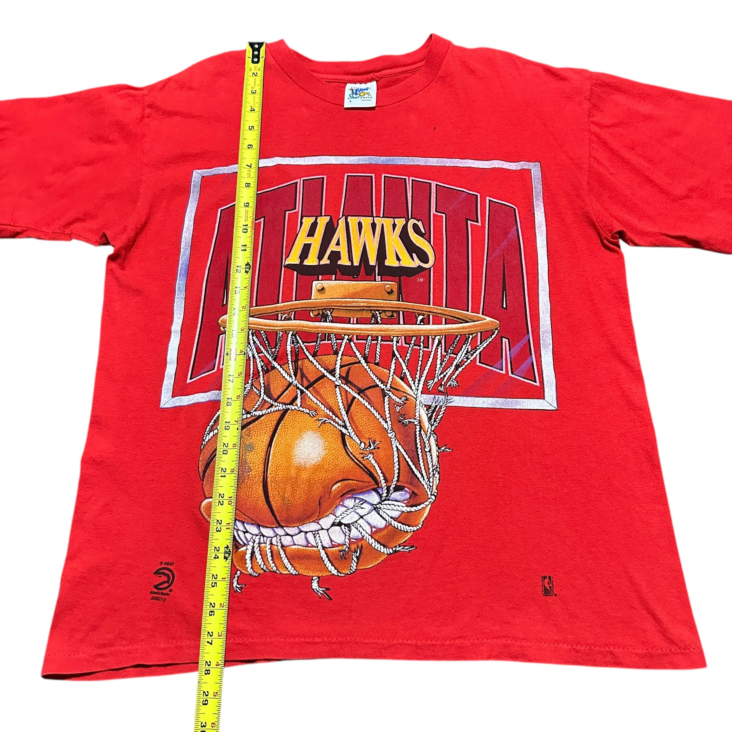 1990s Atlanta Hawks Smiling Ball NBA