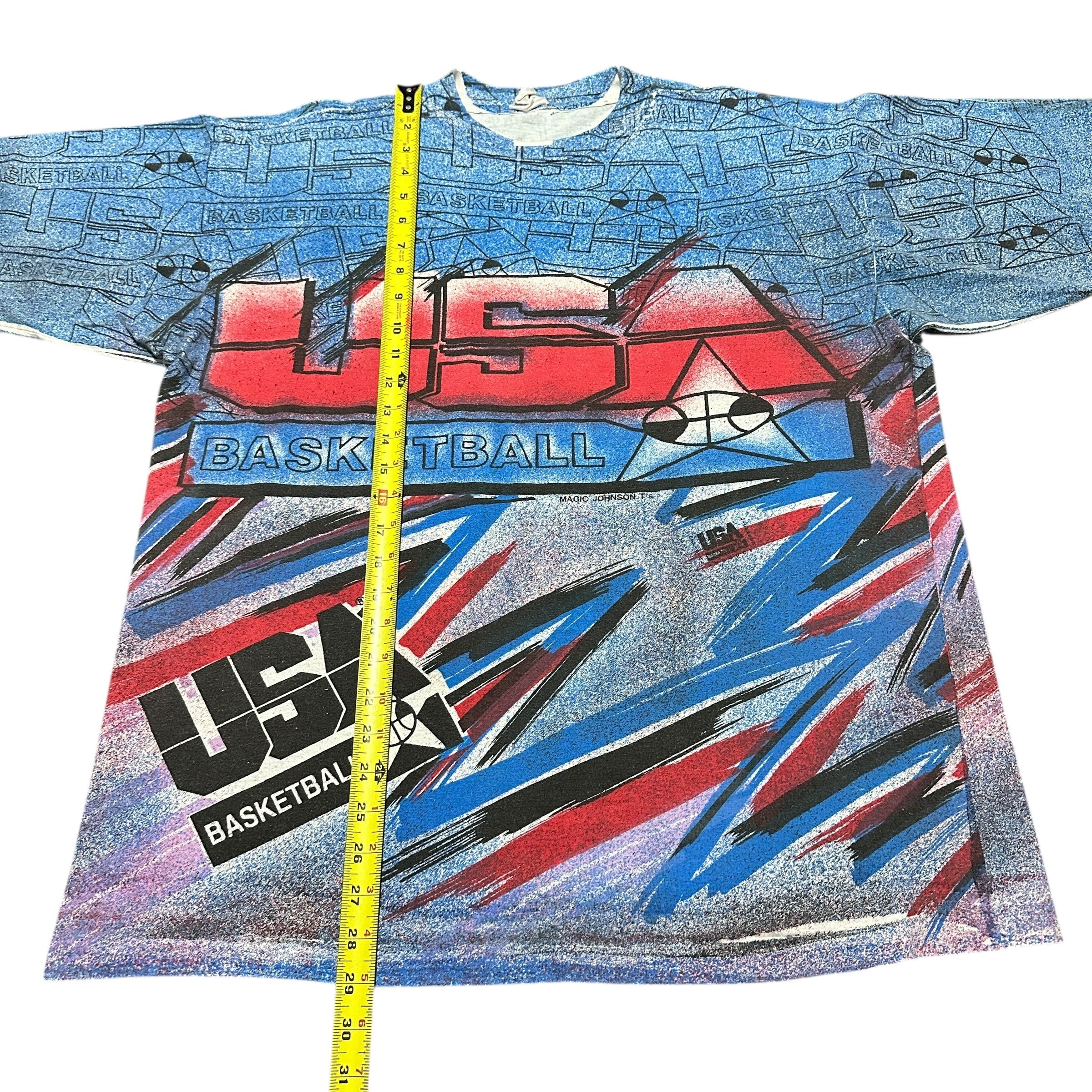 1992 Magic Johnson USA Dream Team Olympics AOP